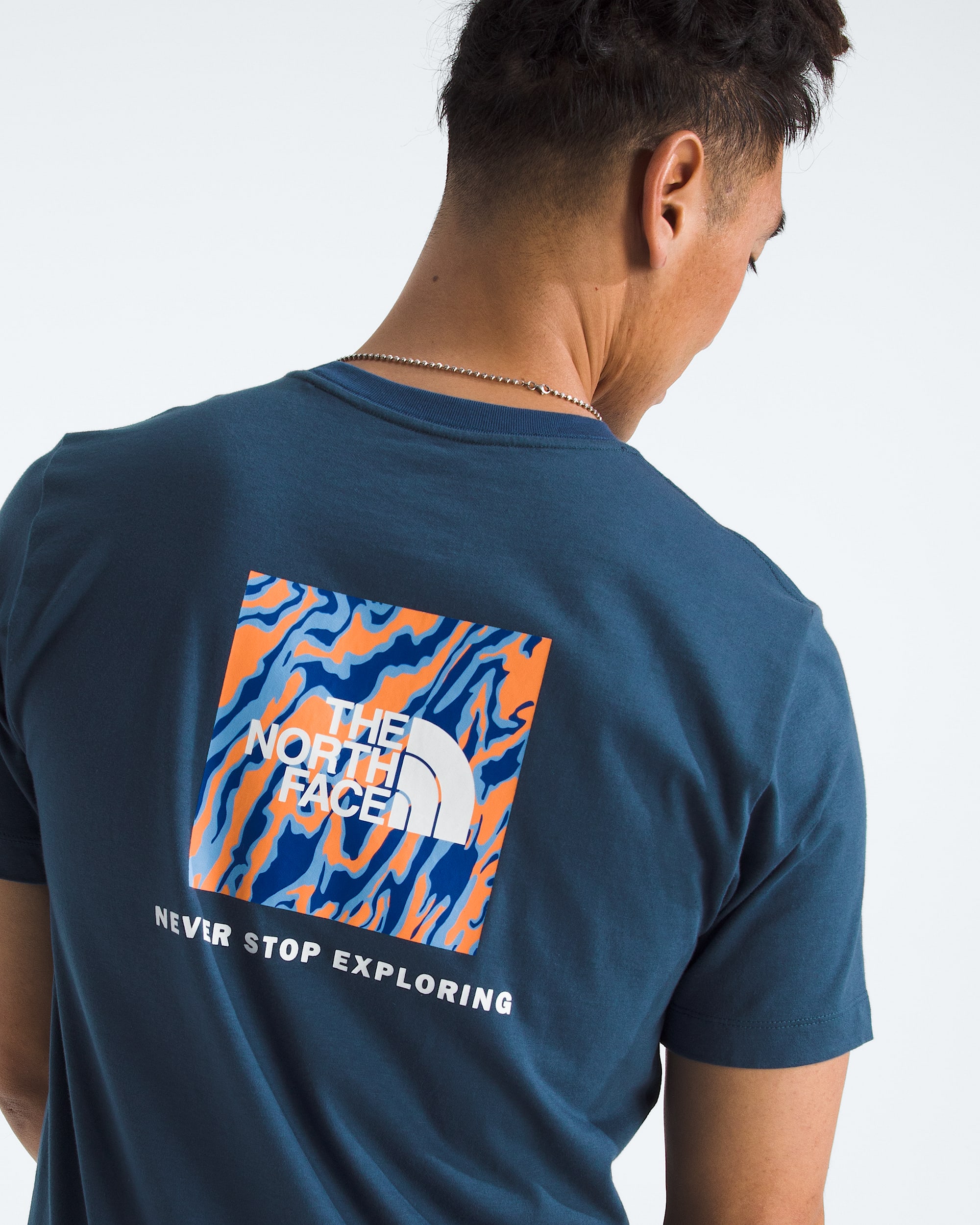 Men's Short-Sleeve Core Wavy Lines Box NSE Tee | The North Face