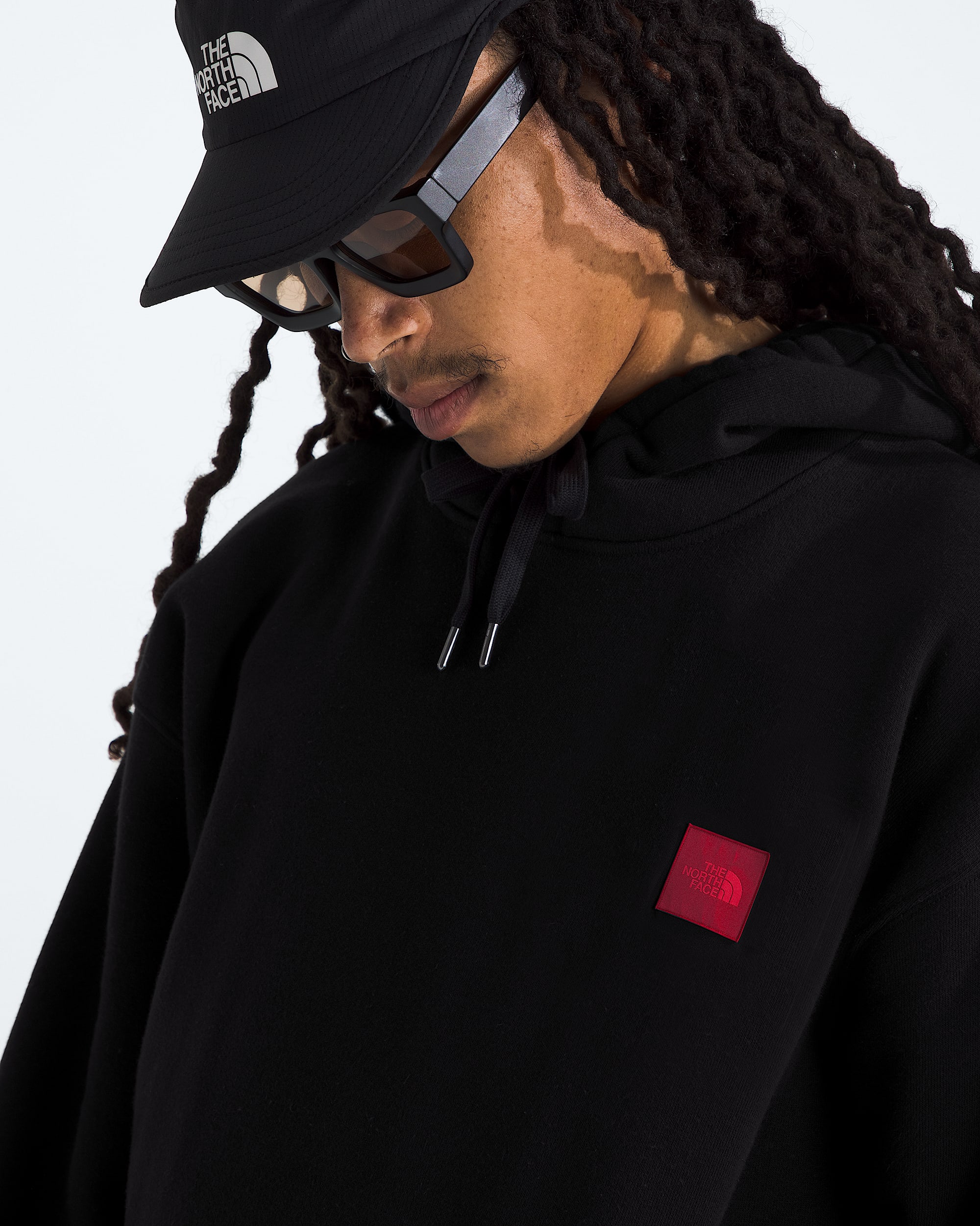 Mens 40th Anniversary Mountain Jacket Heavyweight Hoodie TNF HERO3