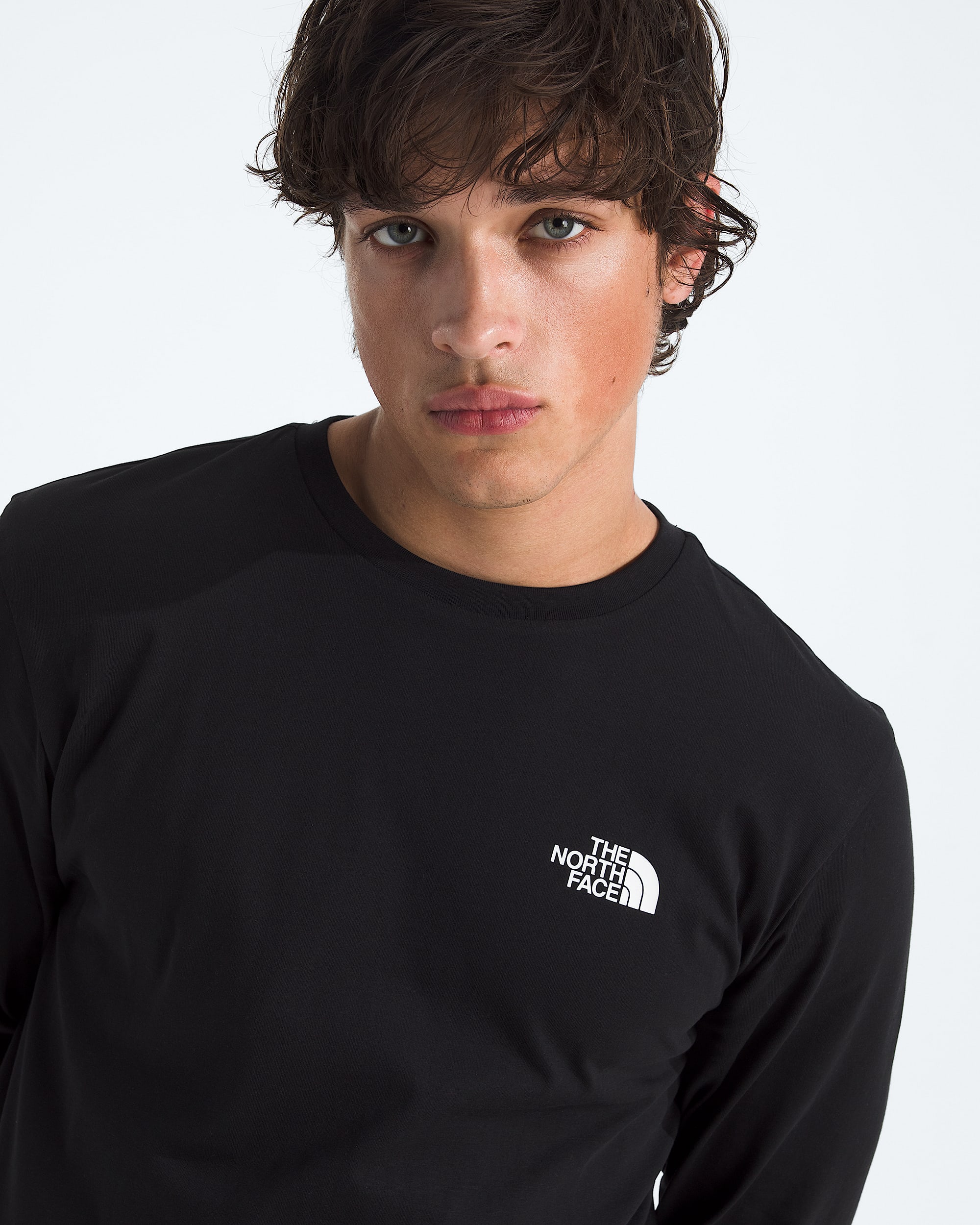Mens LongSleeve Simple Dome Tee TNF HERO2