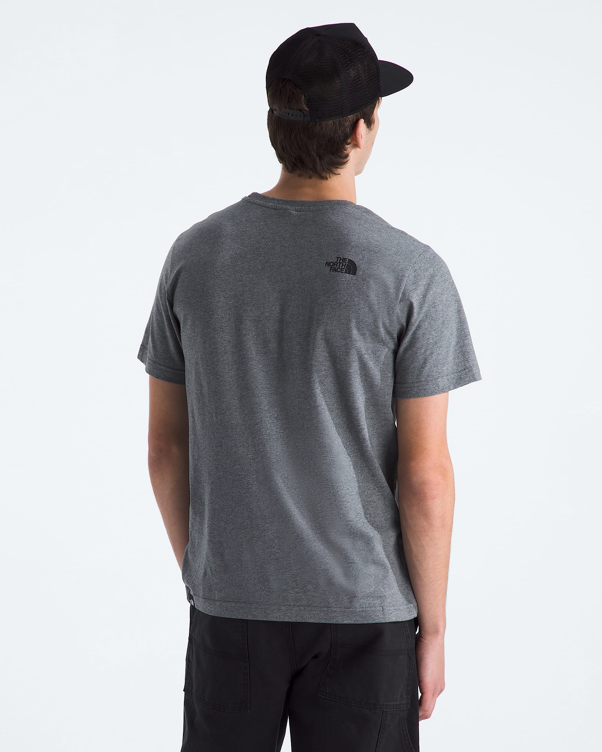 Mens ShortSleeve Simple Dome Tee TNF BACK