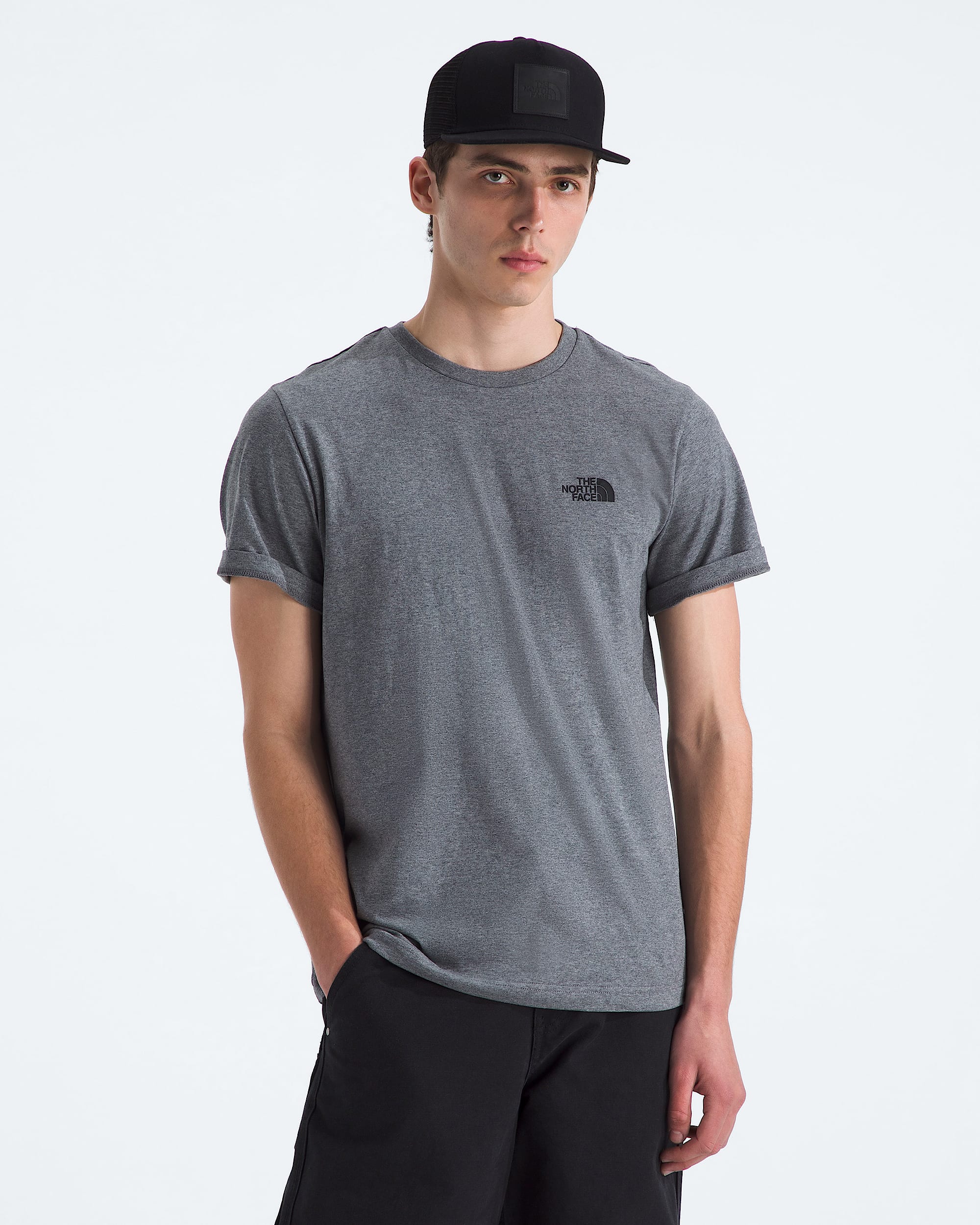 Mens ShortSleeve Simple Dome Tee TNF Main