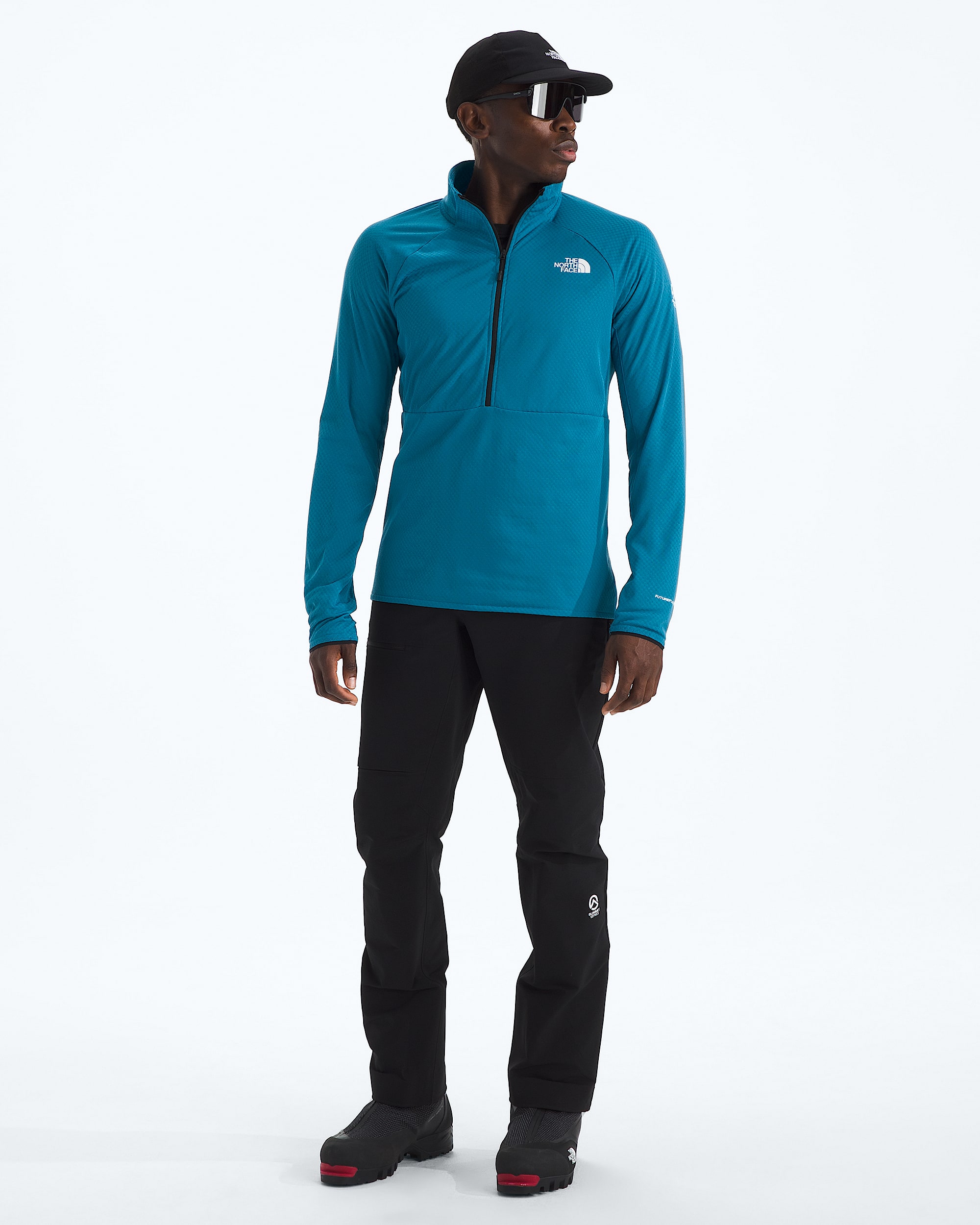 Mens Summit Series FUTUREFLEECE LT Zip TNF HERO2