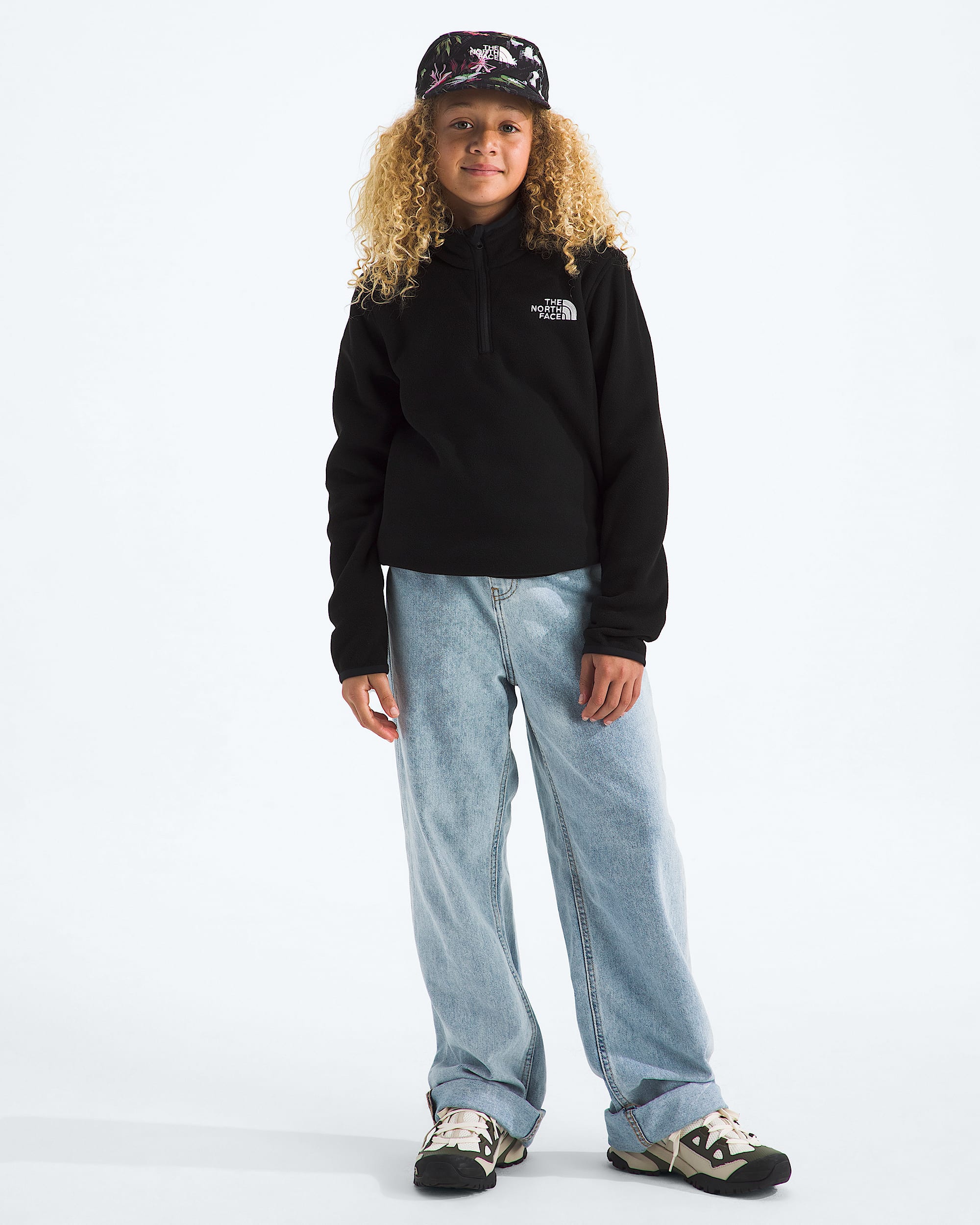 Chandail  demiglissire Glacier pour garons et filles TNF HERO3