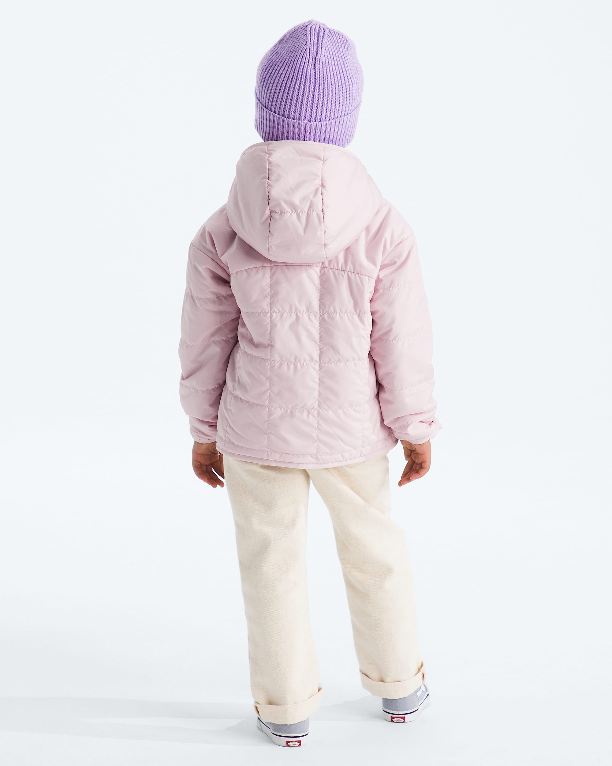 Veste rversible Shasta  fermeture clair pour petites filles TNF BACK