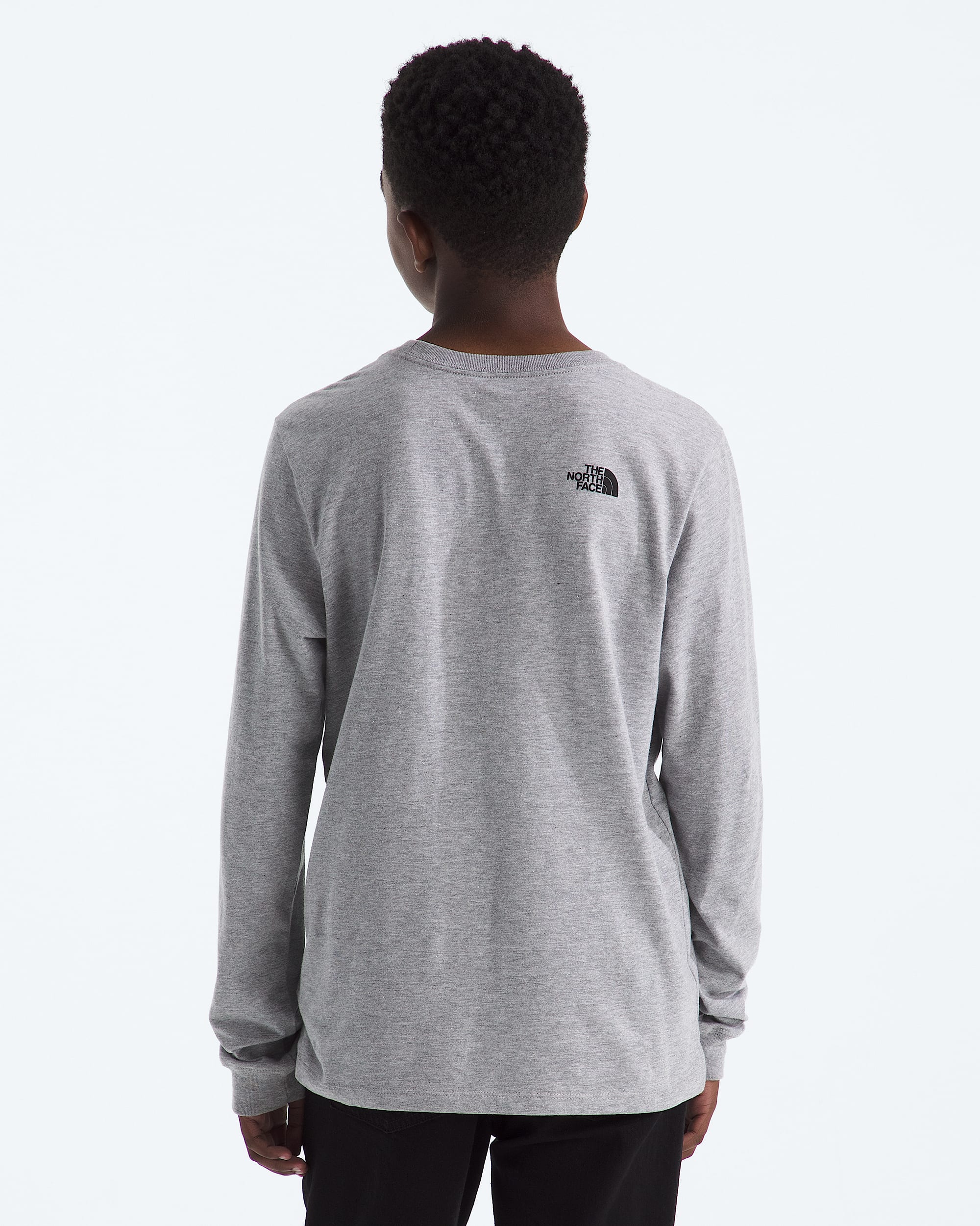 Boys  Girls Evolution Half Dome LongSleeve Tee TNF BACK