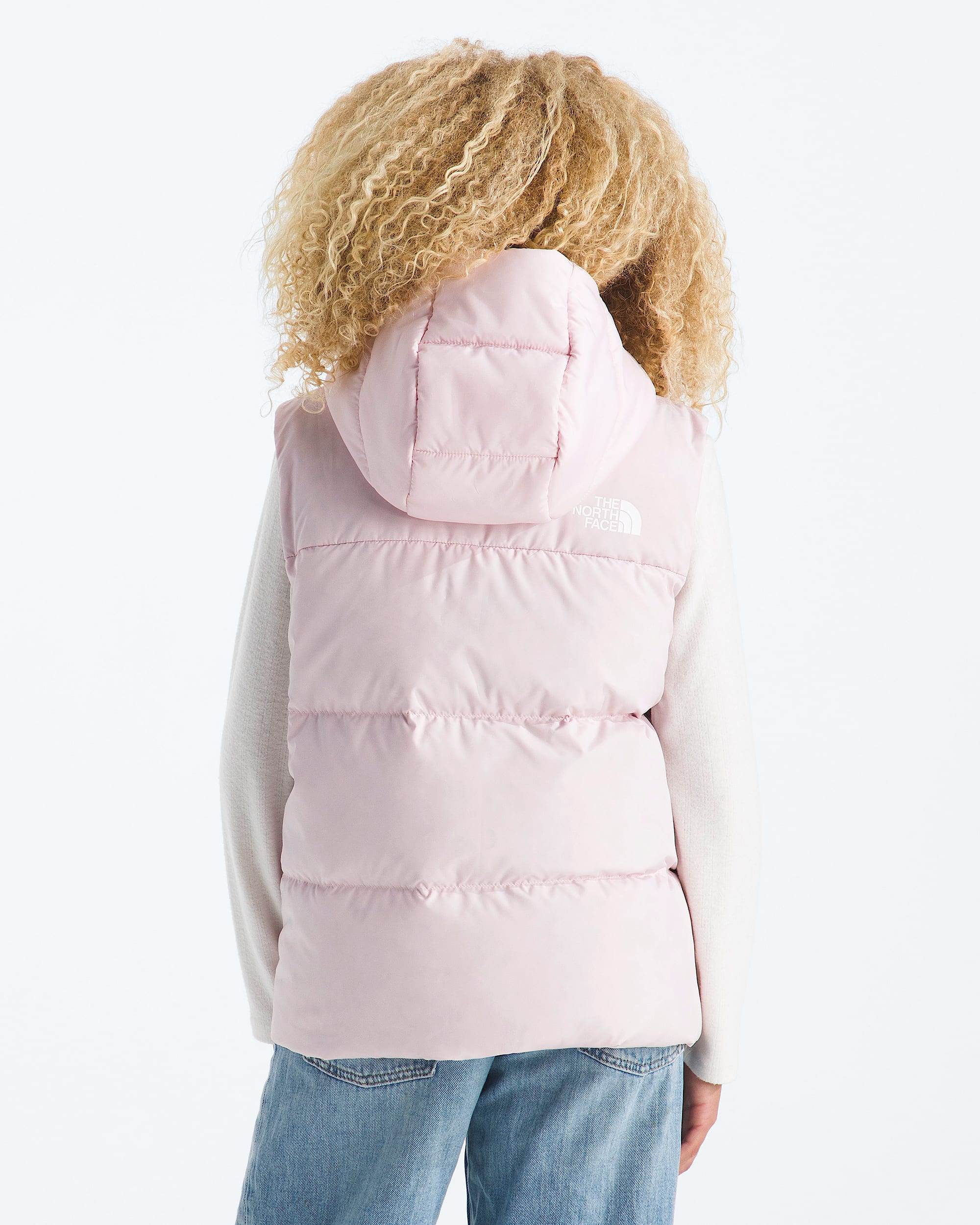 Boys  Girls North Down Hooded Vest TNF BACK