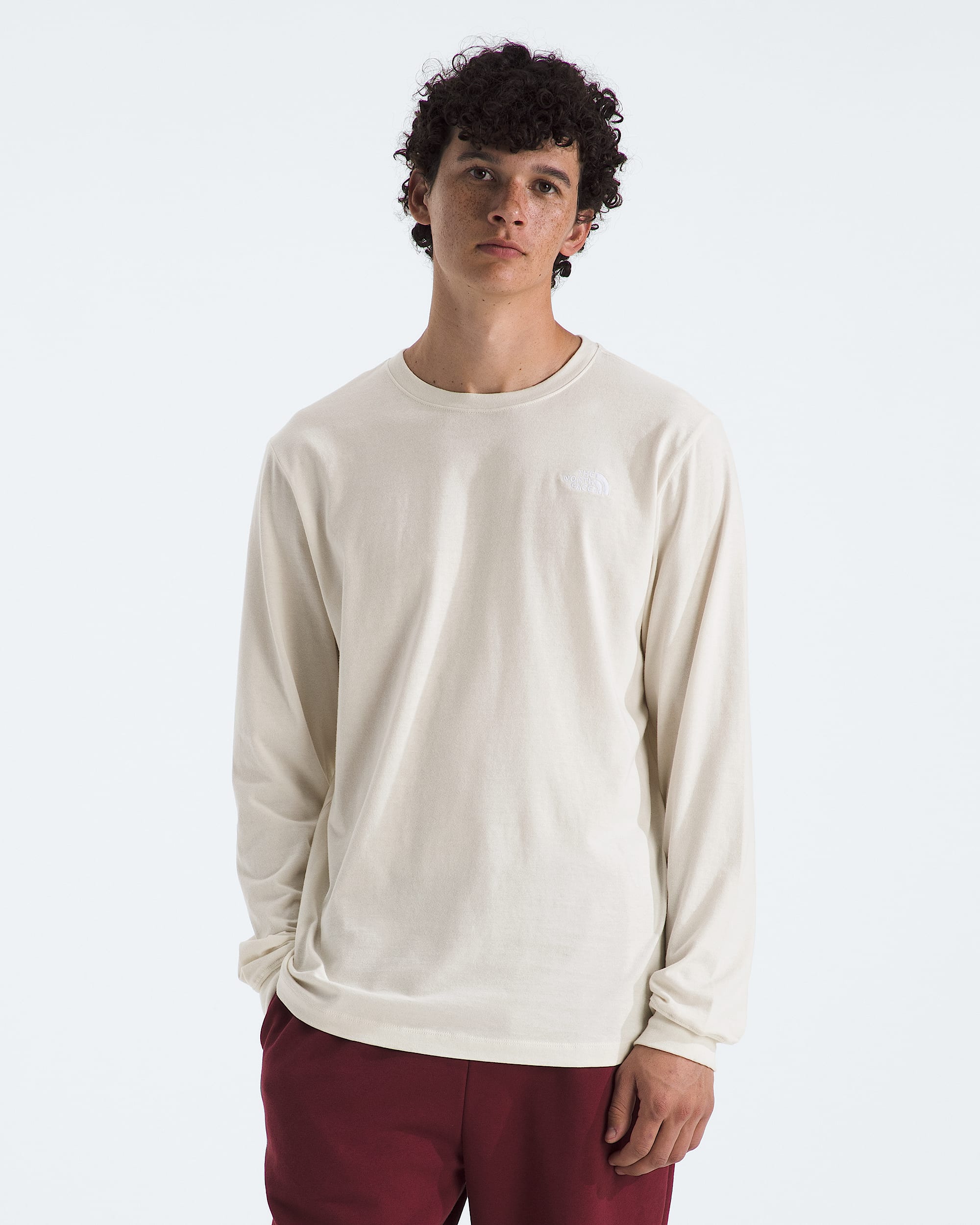 Mens Evolution Simple Dome Regular LongSleeve Tee TNF Main