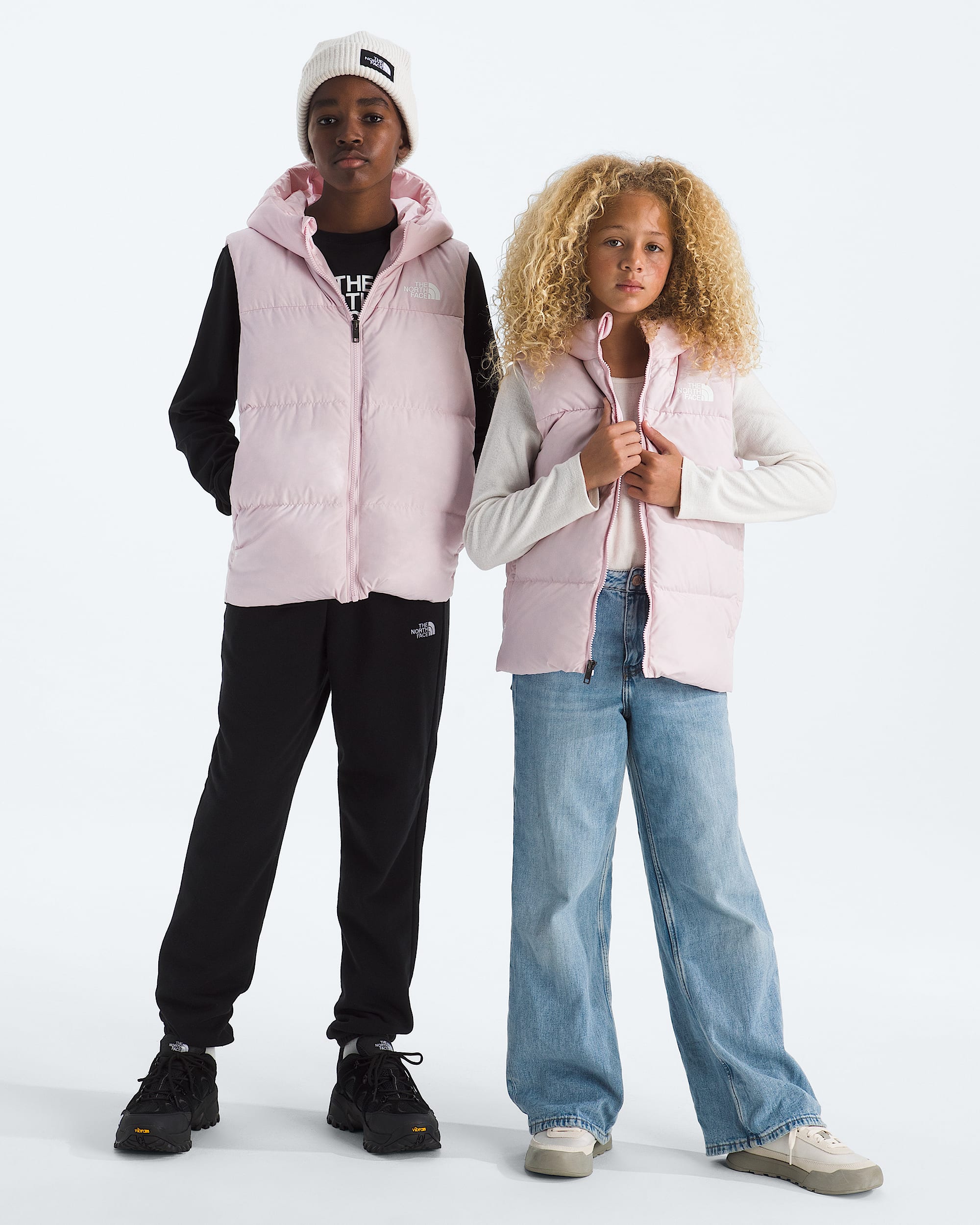 Boys  Girls North Down Hooded Vest TNF Main