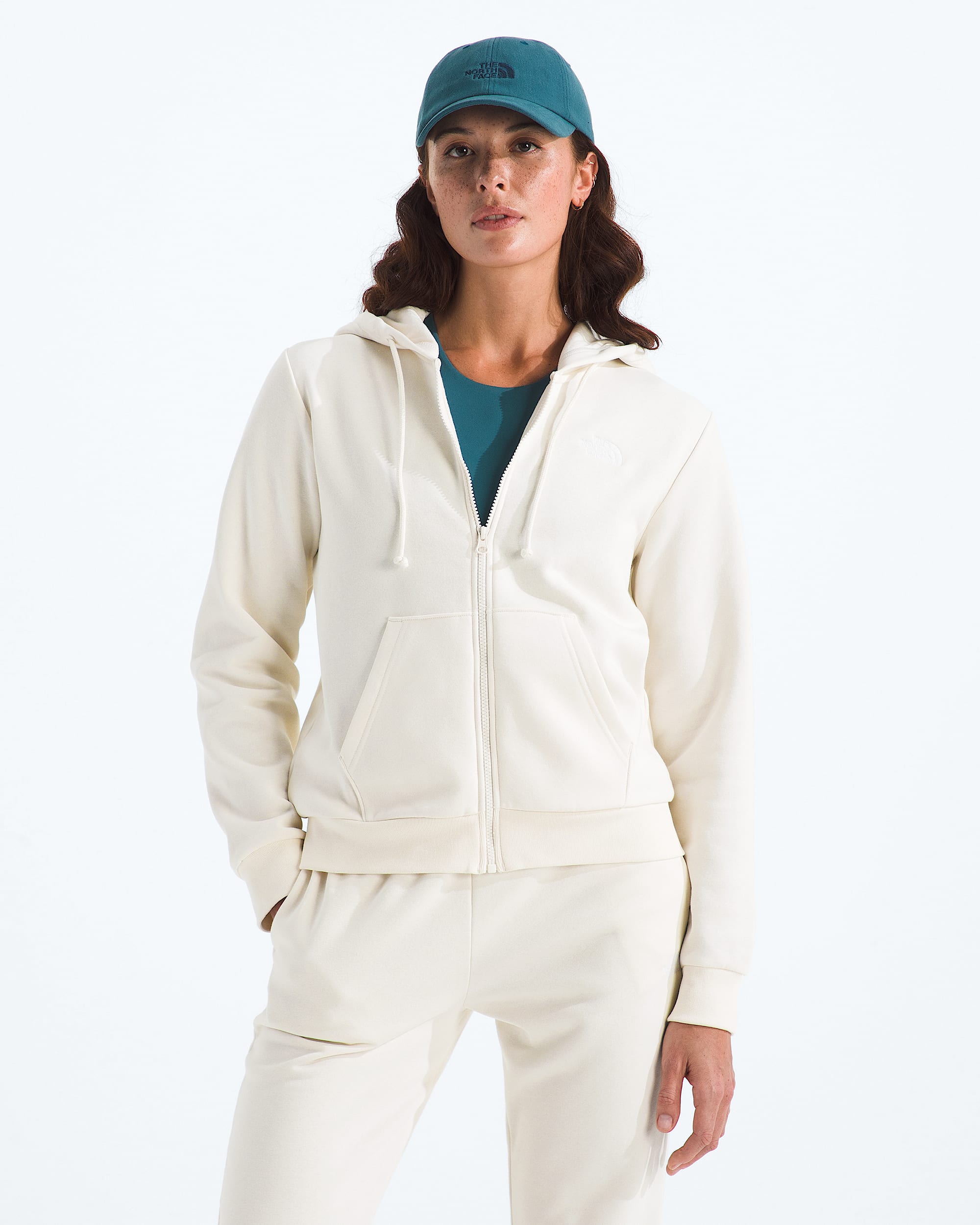 Womens Evolution Simple Dome Regular FullZip Hoodie TNF Main