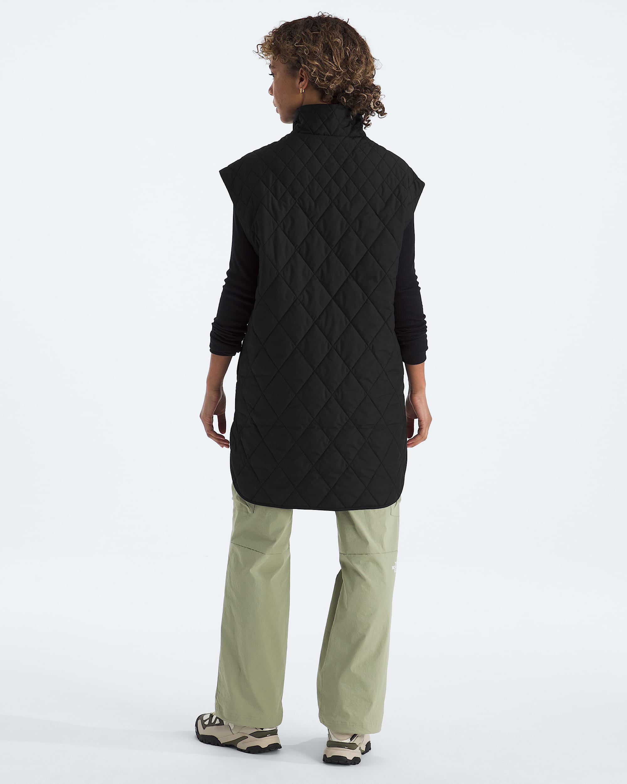 Womens Diamond Peak Insulated Vest TNF BACK