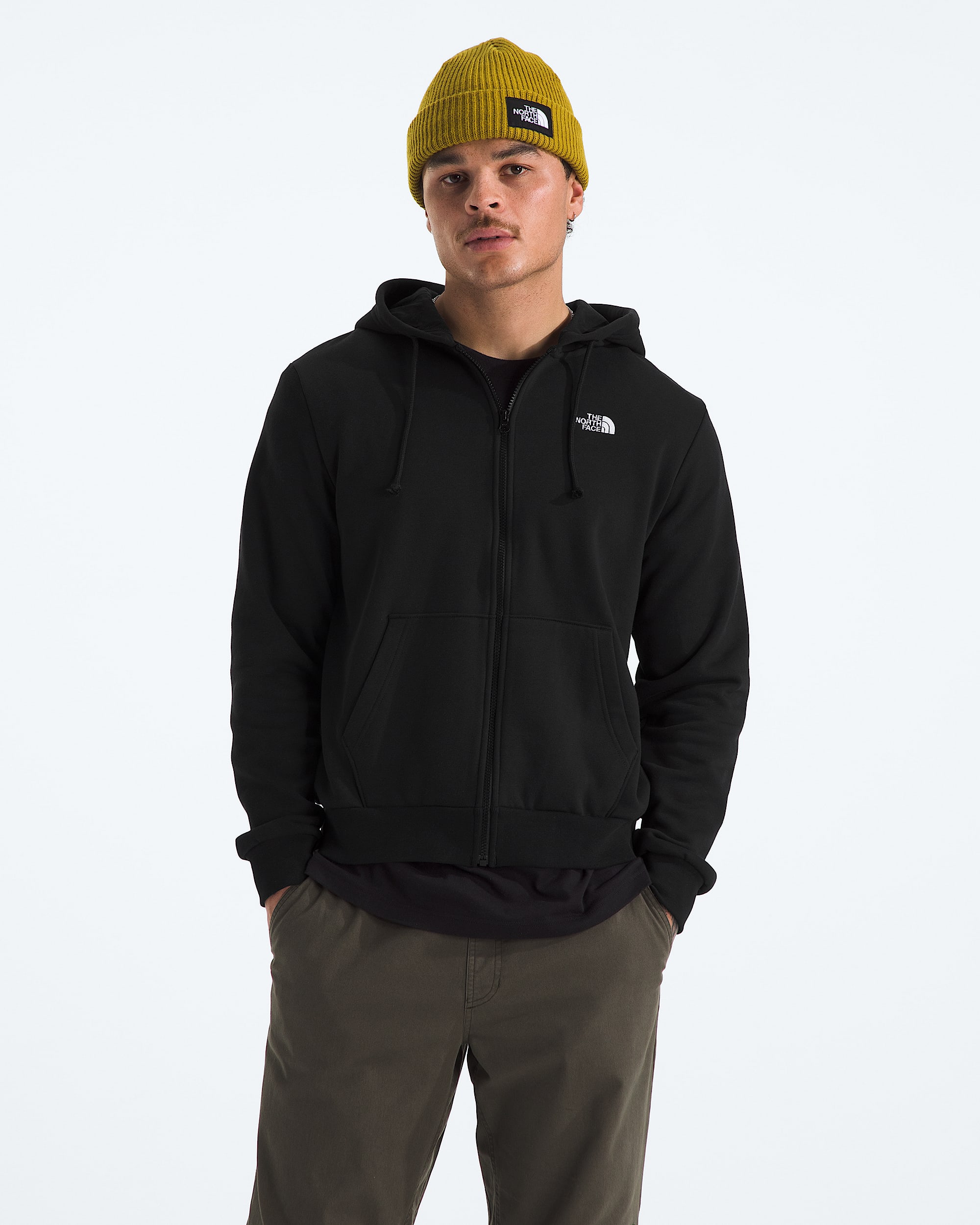 Chandail  capuchon  glissire pleine longueur Evolution Simple Dome pour hommes TNF HERO