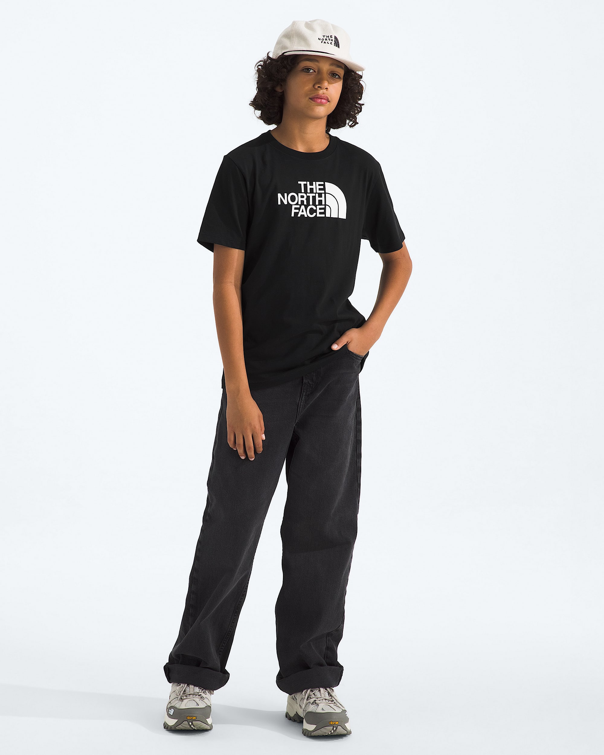Boys  Girls Evolution Half Dome ShortSleeve Tee TNF HERO2