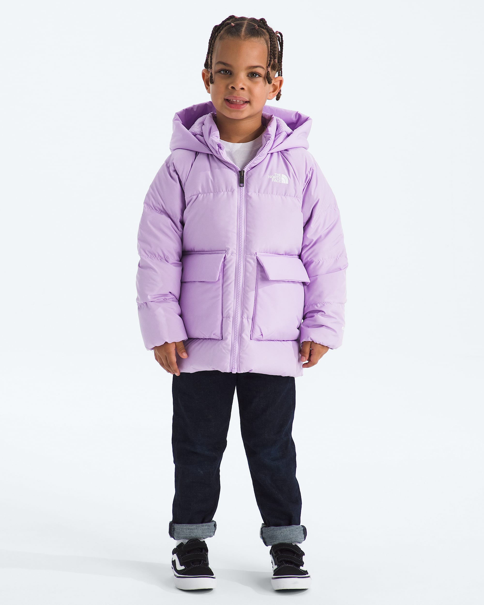 Kids North Down FleeceLined Parka TNF HERO3