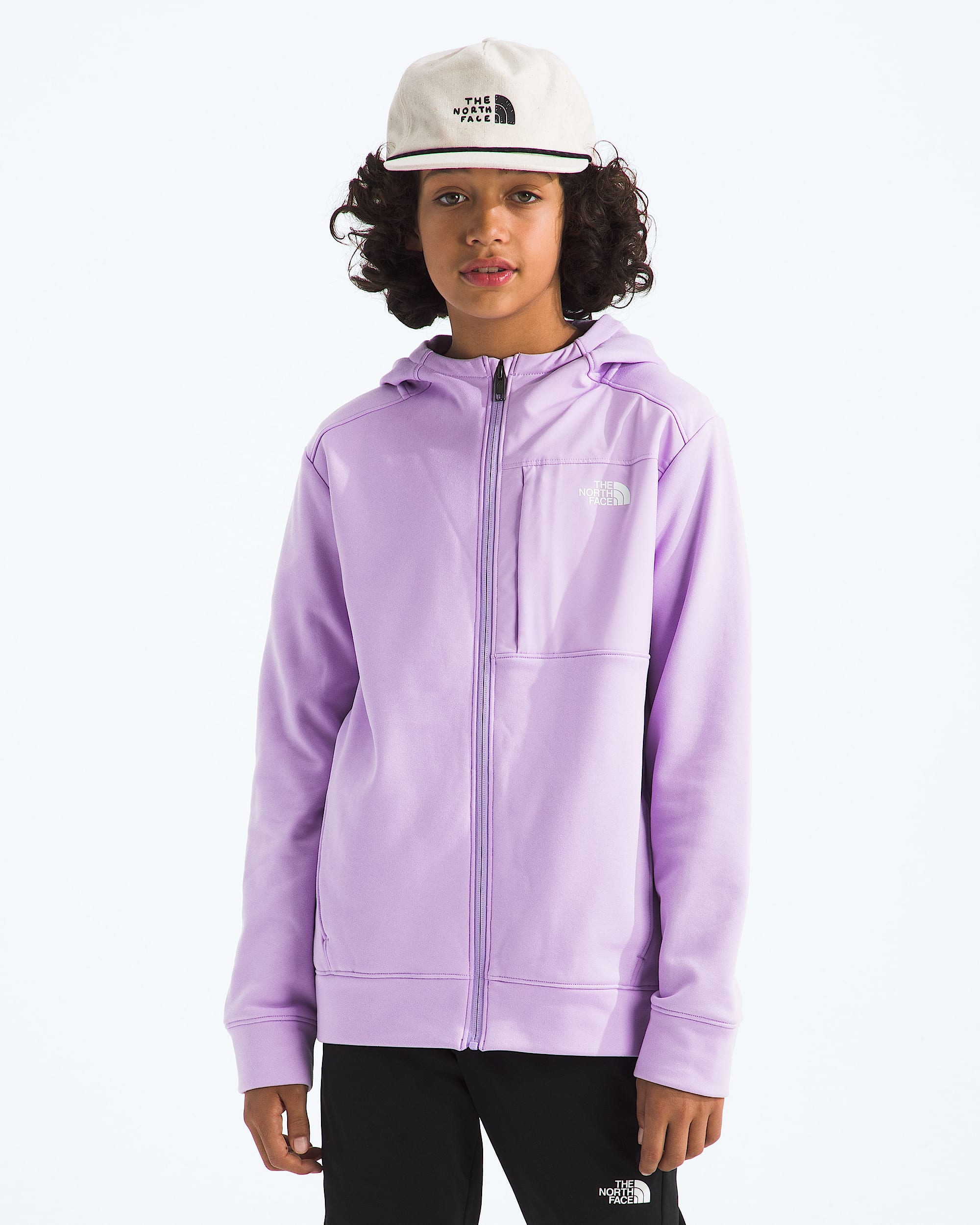 ohleeBEAUTY＆YOUTH×THE NORTH FACE PURP Boys' & Girls' TNF™ Performance Fleece Full-Zip Hooded Jacket