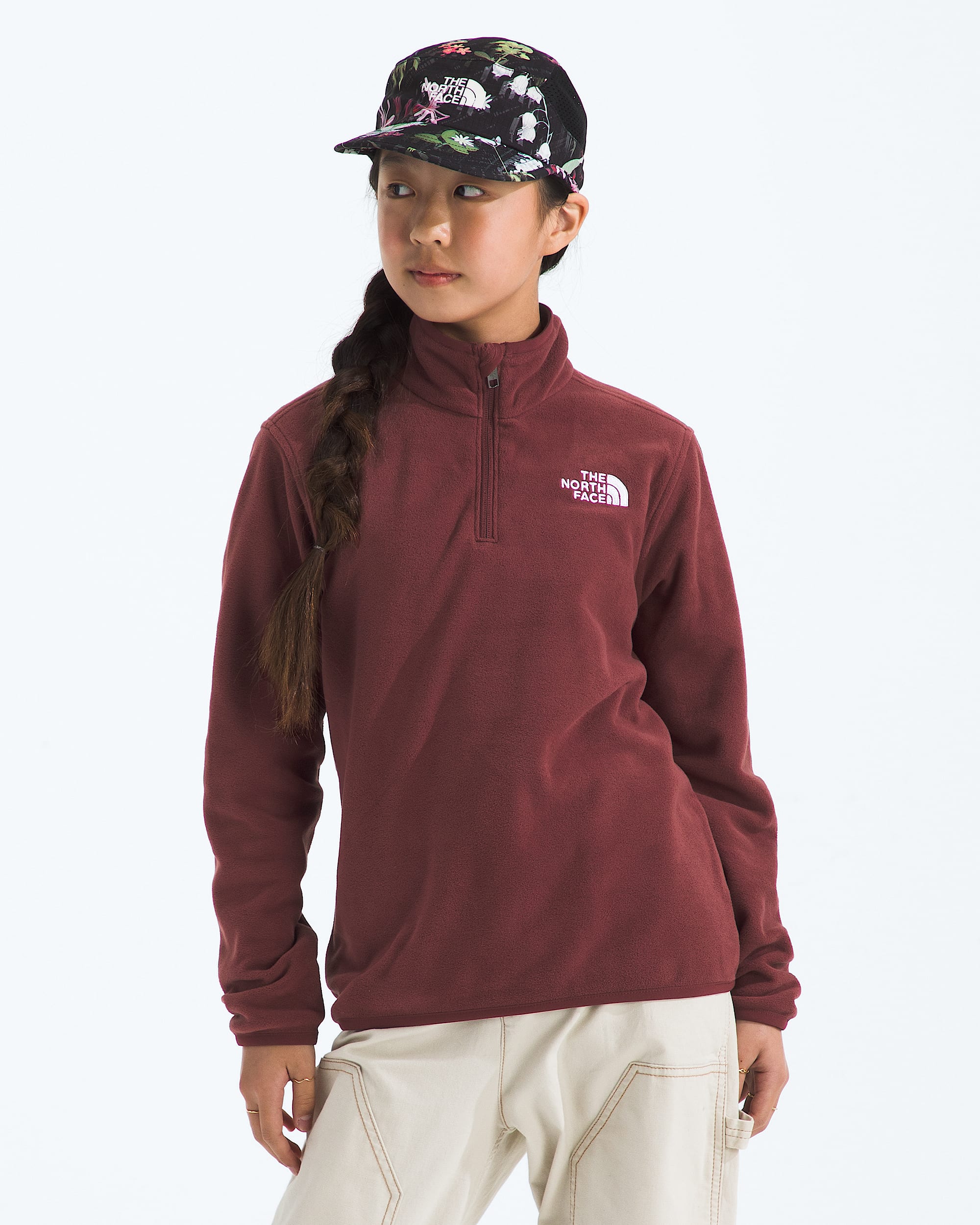 Boys  Girls Glacier Zip Pullover TNF HERO3