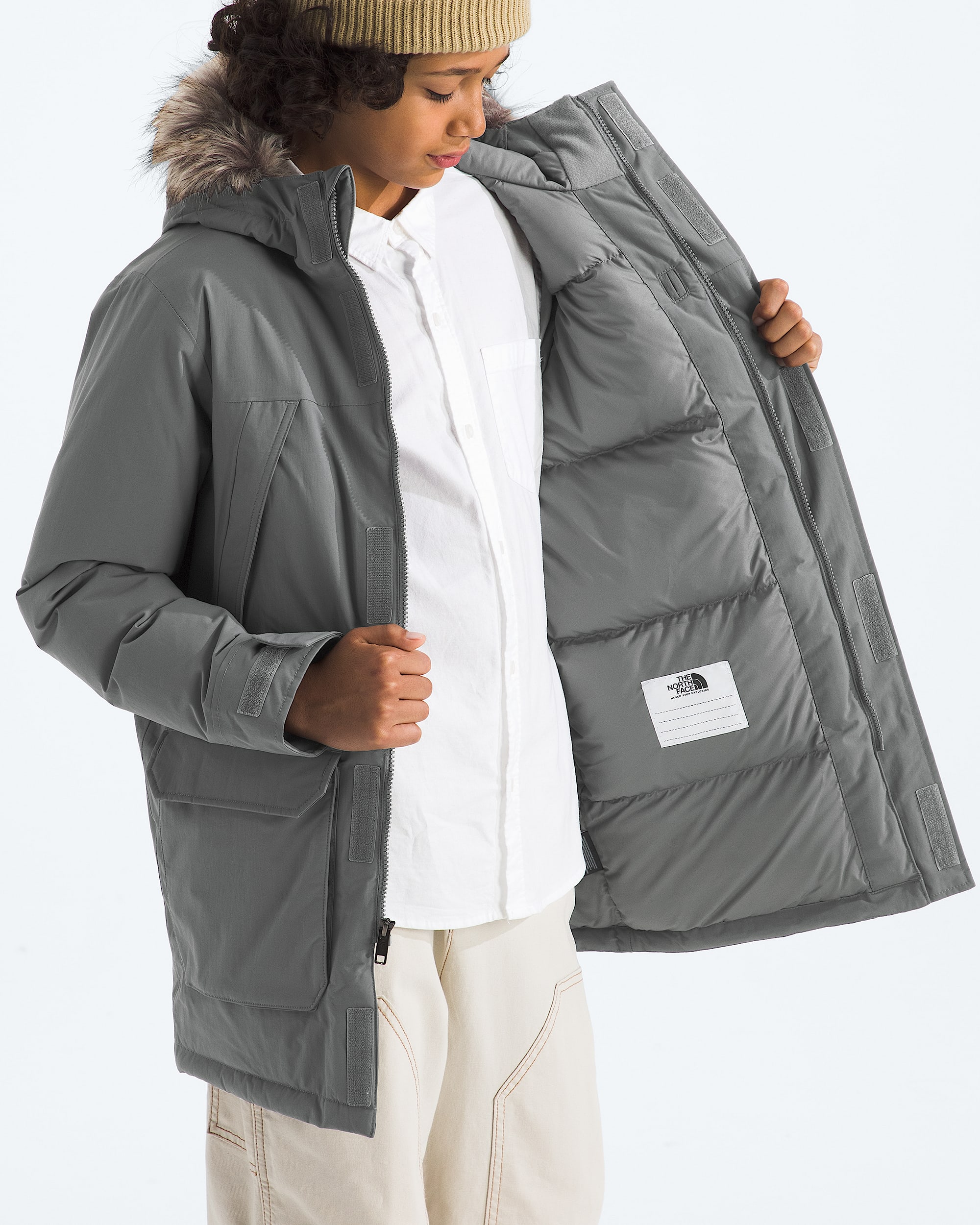 Boys McMurdo Parka TNF MODELINT