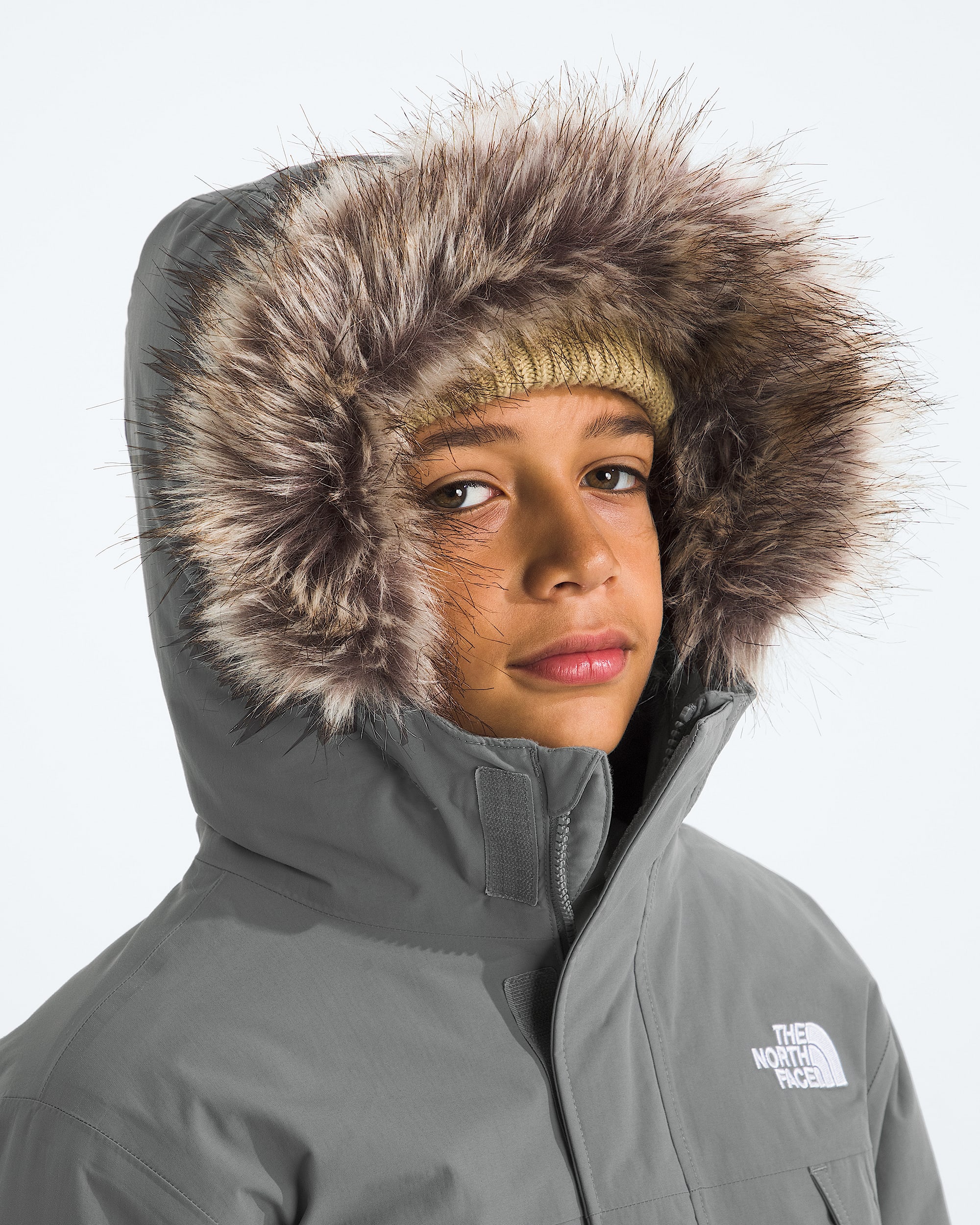 Boys McMurdo Parka TNF MODELHOOD2