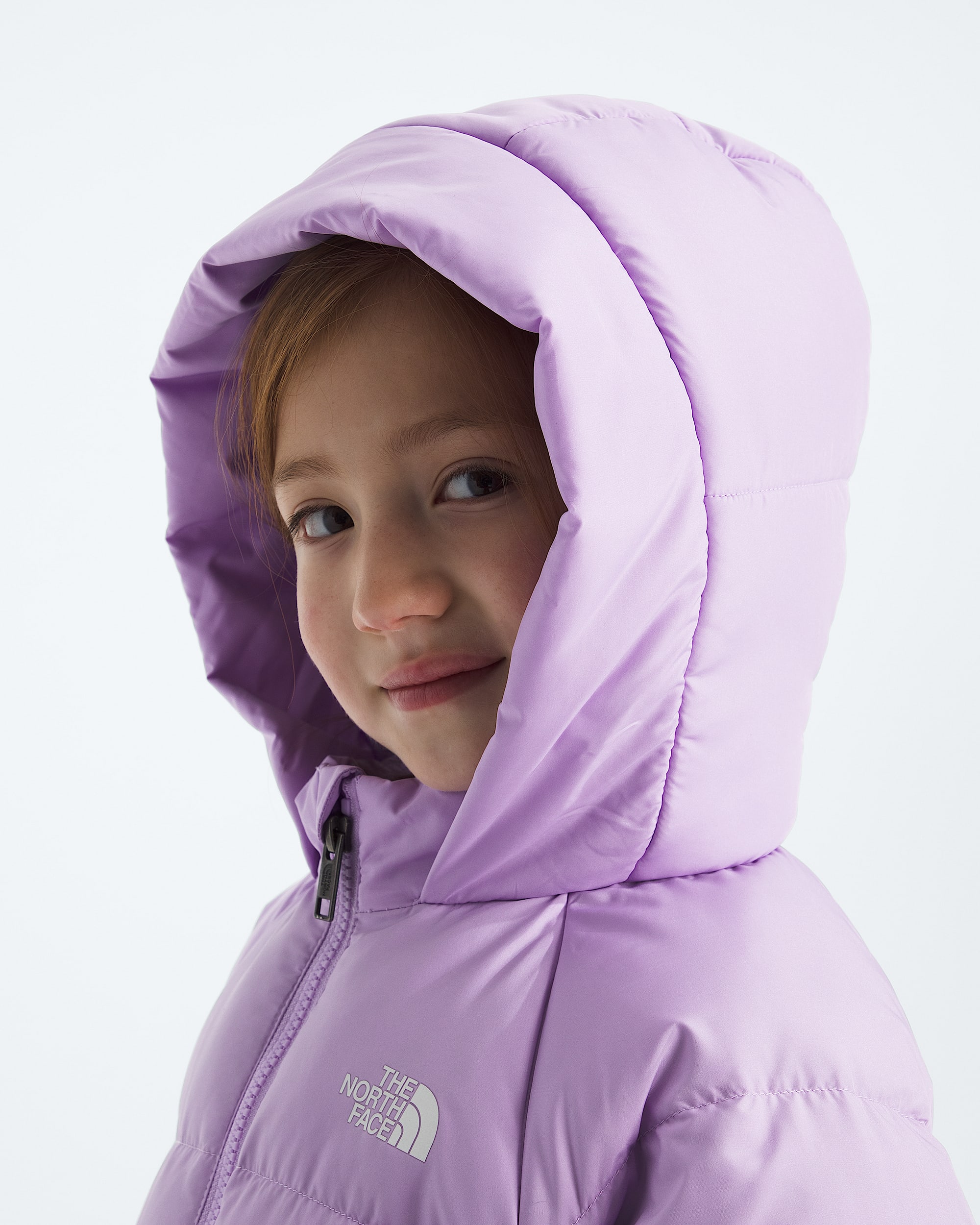 Kids North Down FleeceLined Parka TNF MODELHOOD2