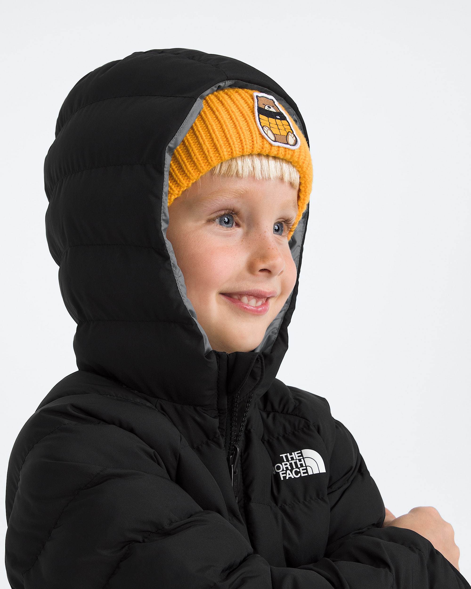 Veste  capuche rversible Perrito pour enfants TNF MODELHOOD2