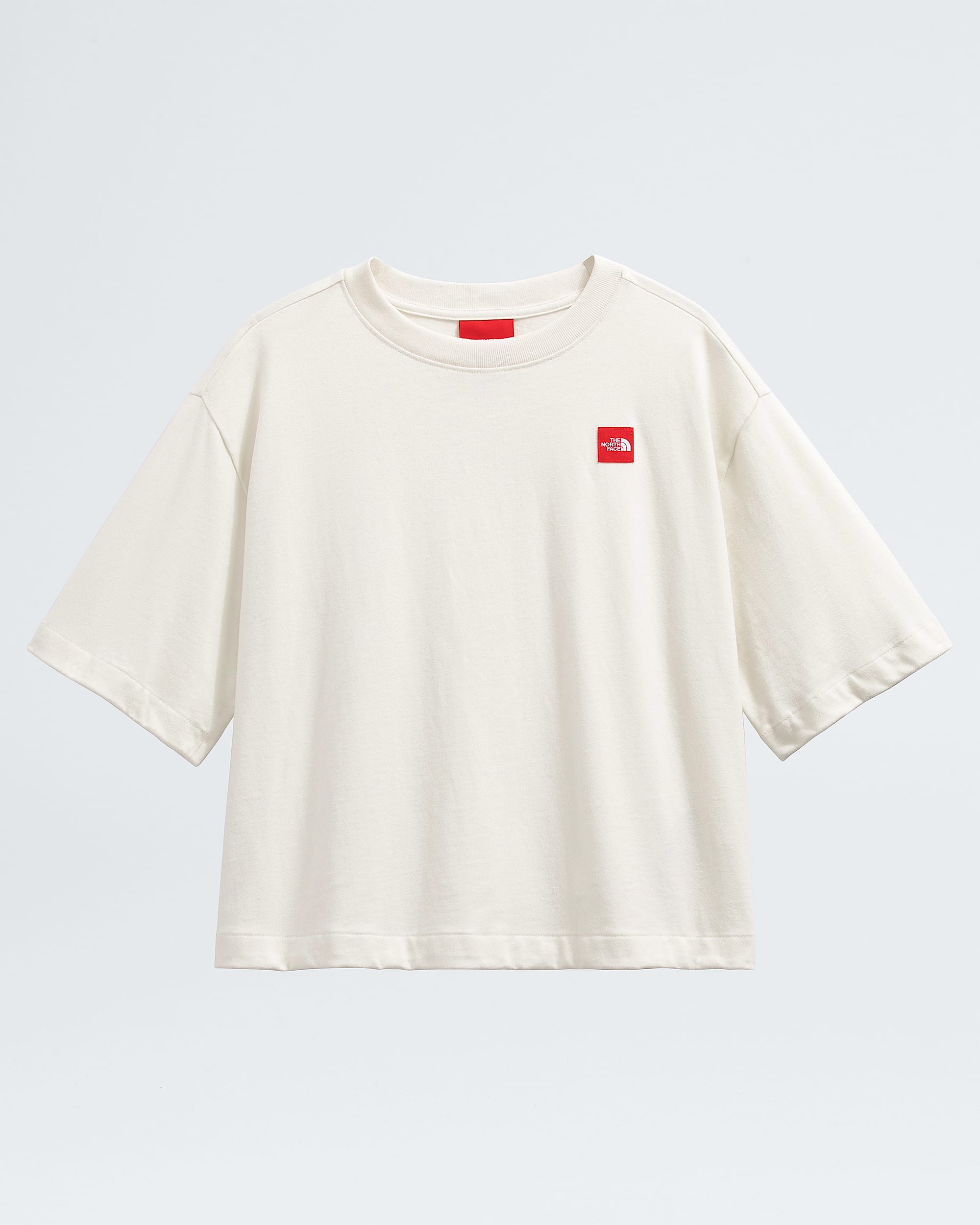 Womens TNF Red Box ShortSleeve Boxy Tee TNF ALTFRONT