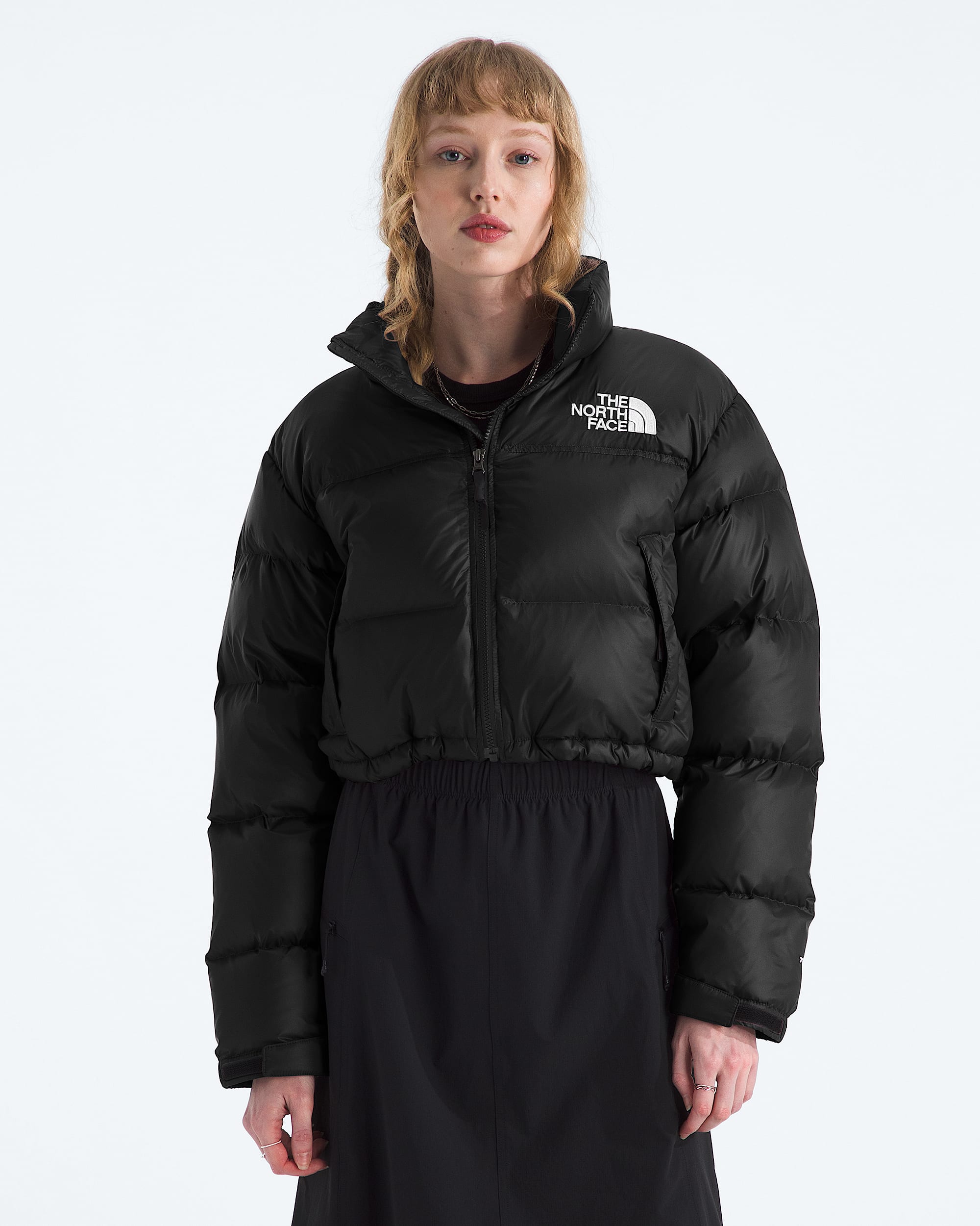 Womens Nuptse Short Jacket TNF Main