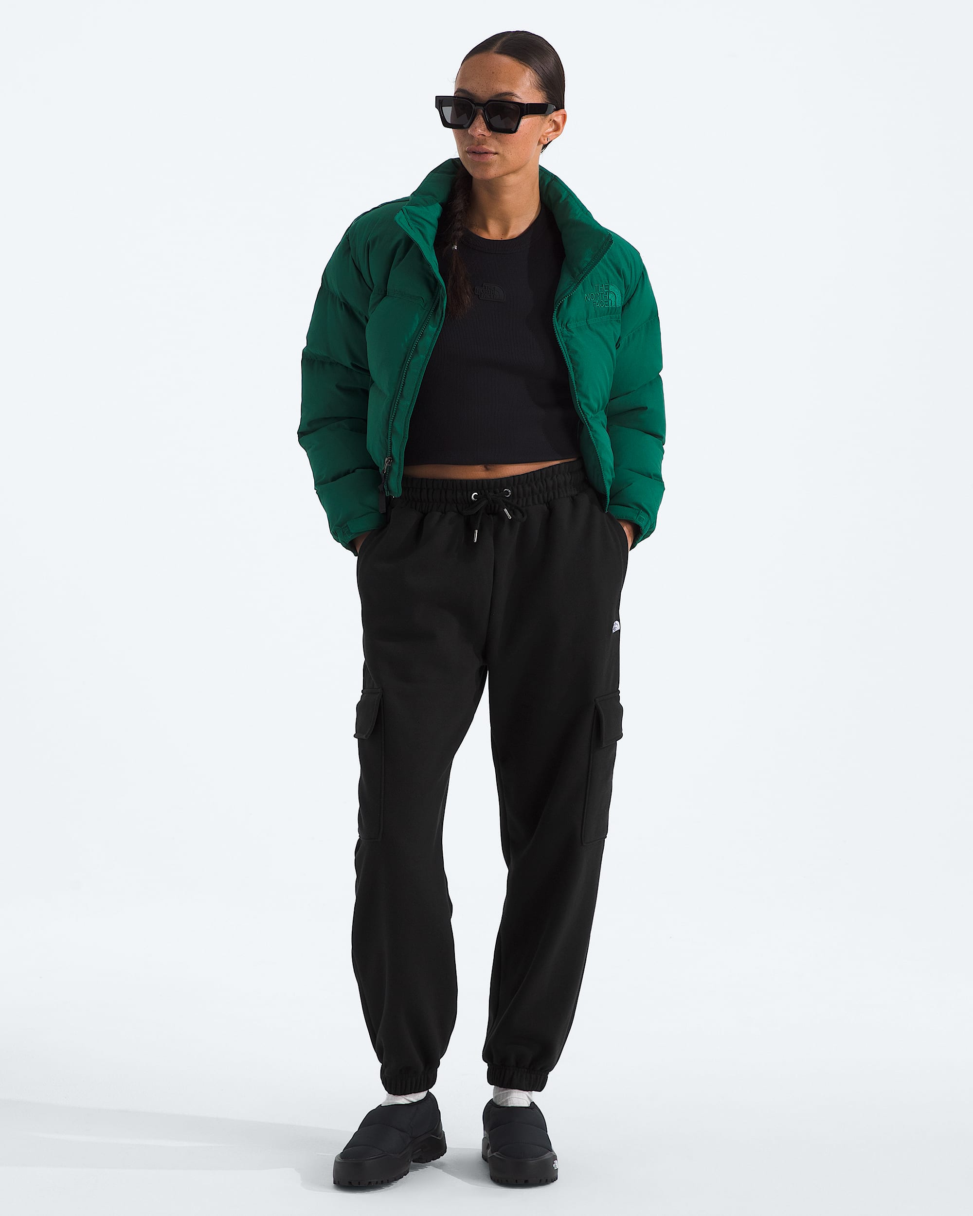 Womens Essential Simple Dome Cargo Pants TNF HERO2