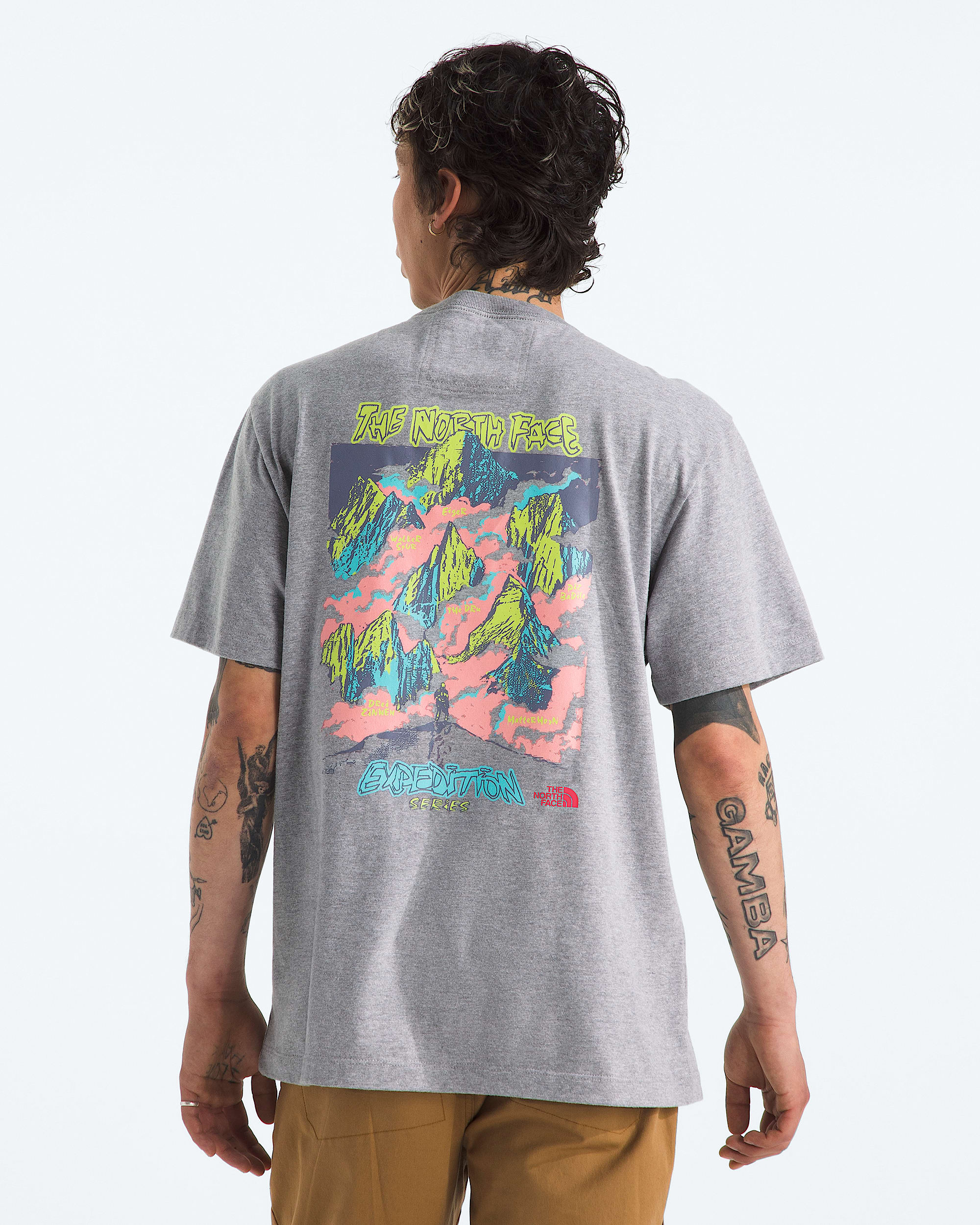 Mens TNF Essential Expedition Series ShortSleeve TeeGraphic TNF Main