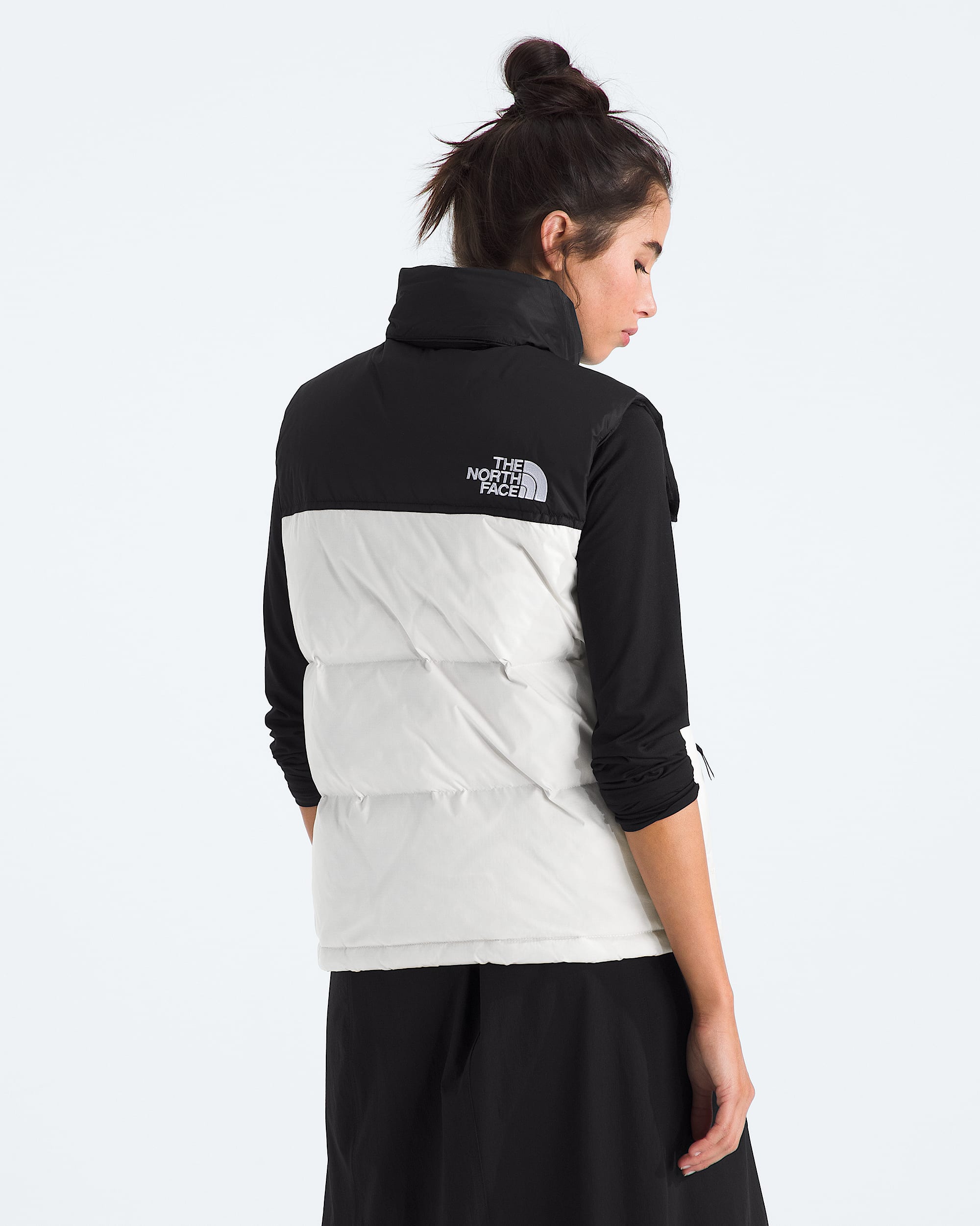 Womens 1996 Retro Nuptse Vest TNF BACK