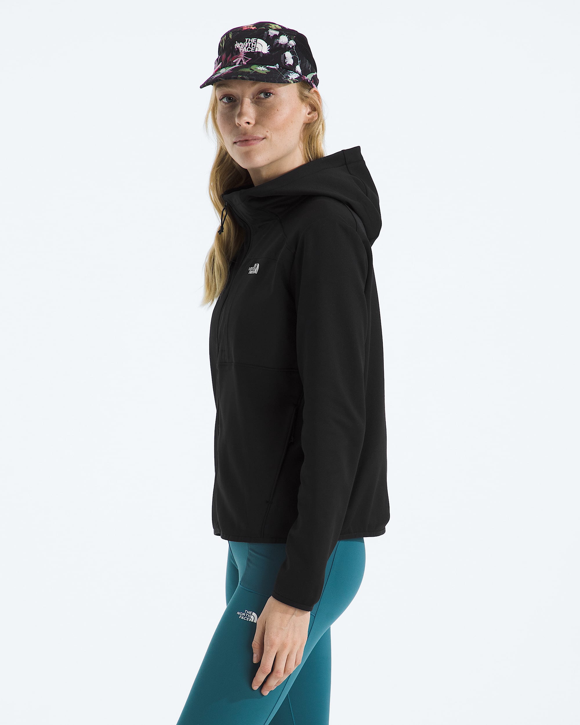 Womens TNF Performance Fleece FullZip Hoodie TNF MODEL34