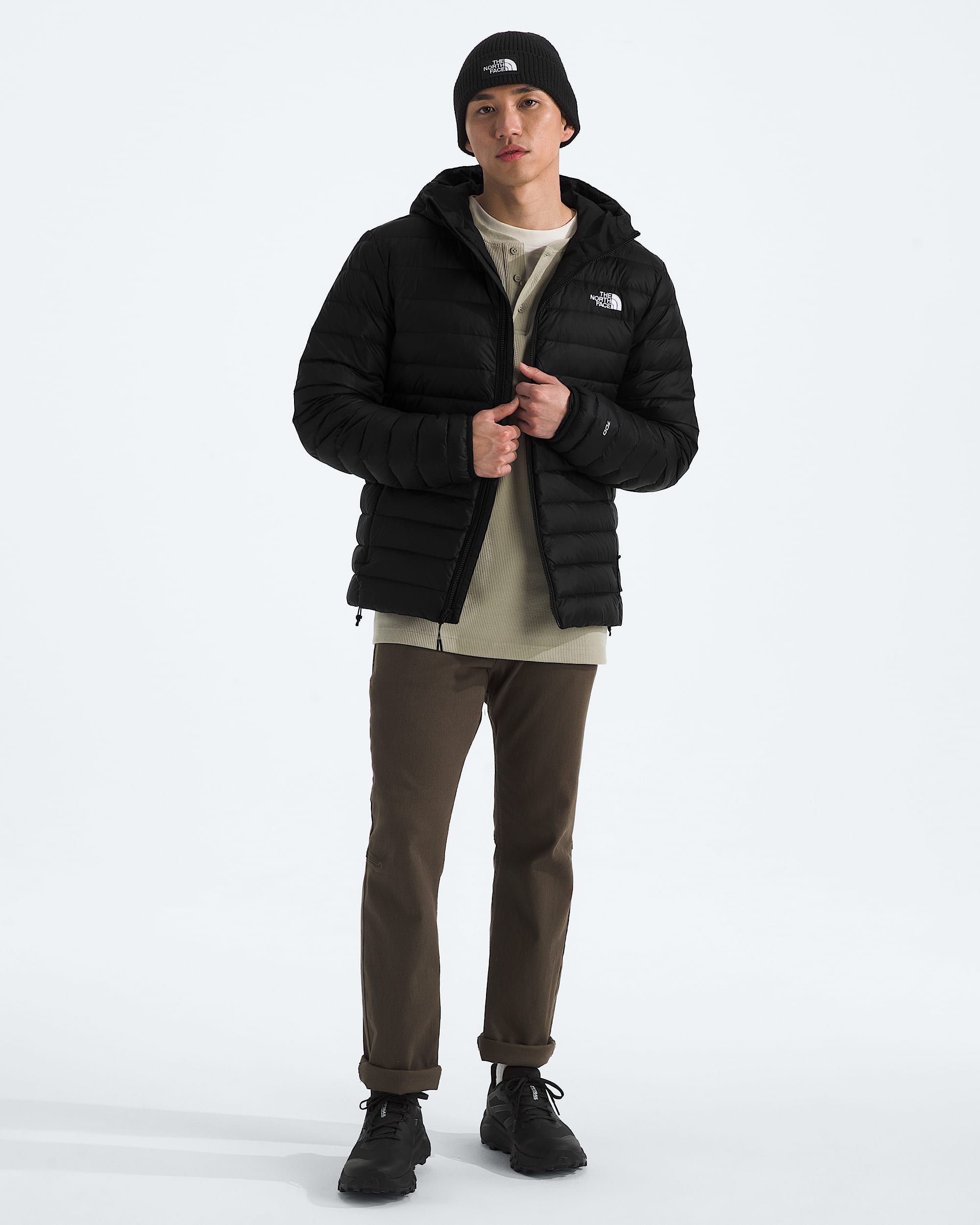 Manteau  capuchon en duvet classique pour hommes TNF HERO2