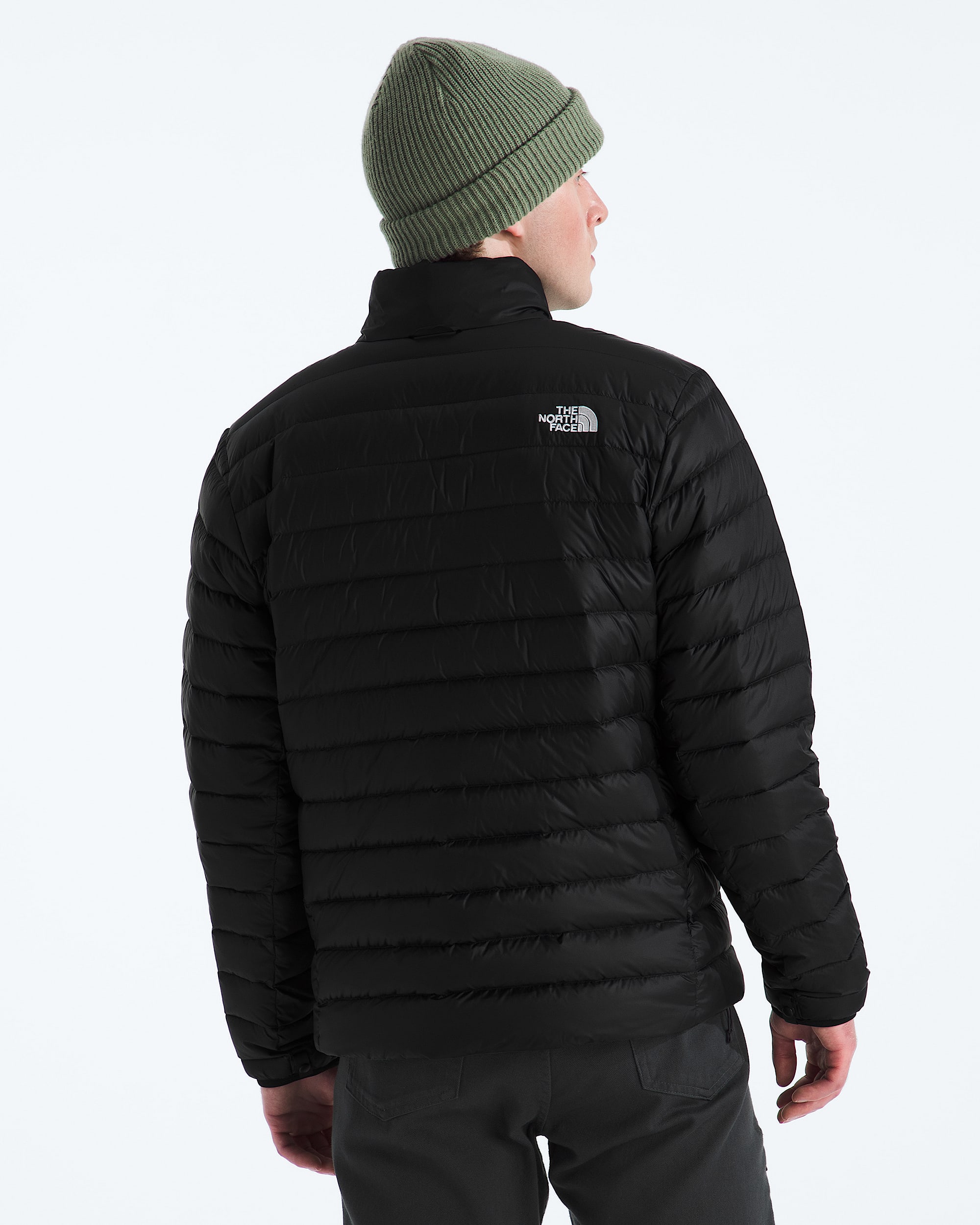 Manteau en duvet classique pour hommes TNF BACK