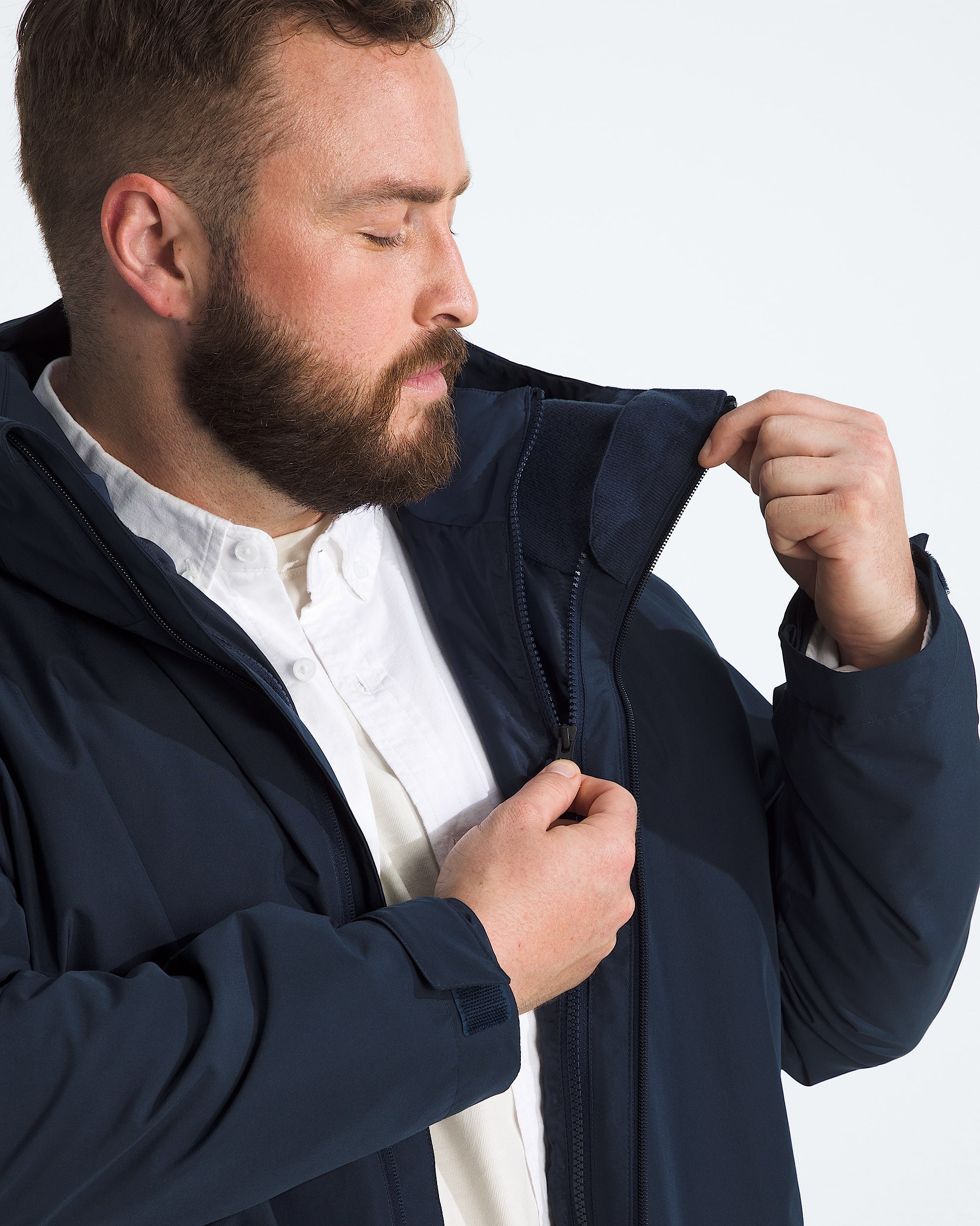 Mens Big Carto Mono Triclimate Hooded Jacket TNF MODELCLOSE3