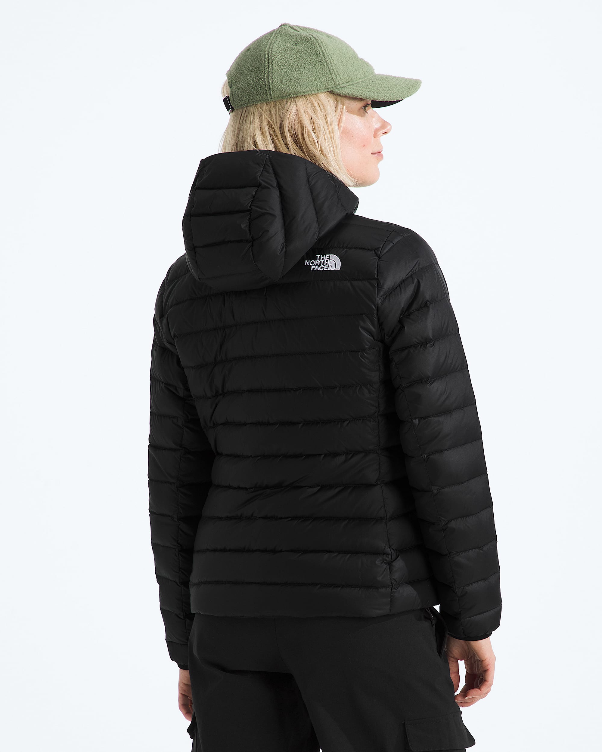 Manteau  capuchon en duvet classique pour femmes TNF BACK