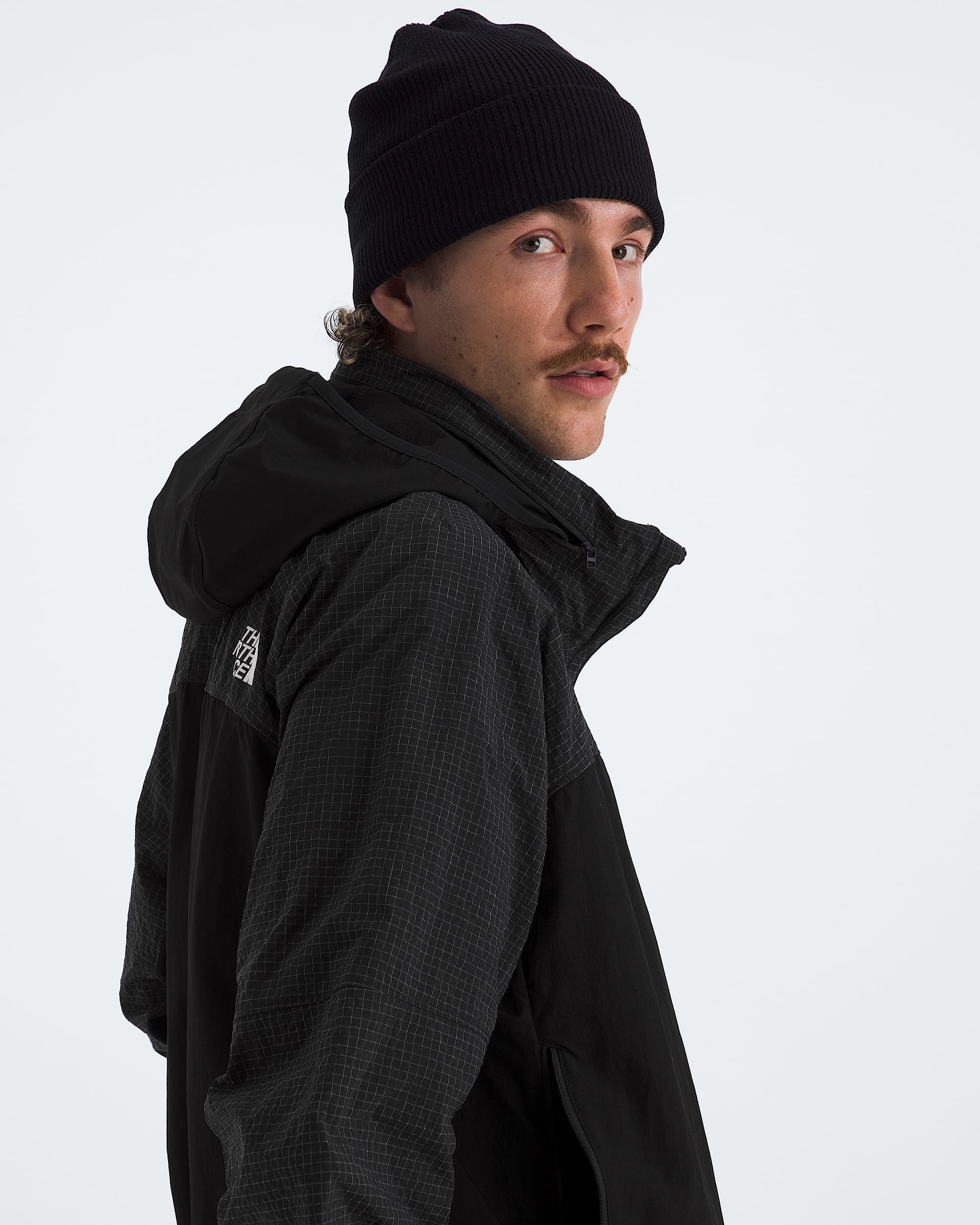 Mens HKe Utility Wind Jacket TNF MODELHOOD4