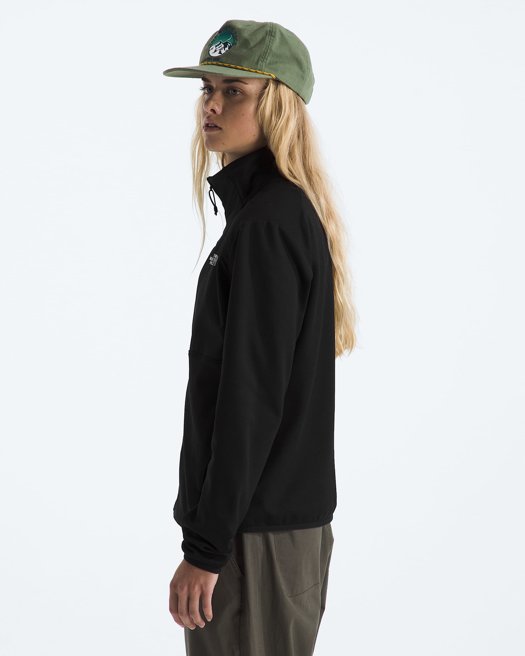 Manteau en molleton TNF Performance  glissire pleine longueur pour femmes TNF MODEL34