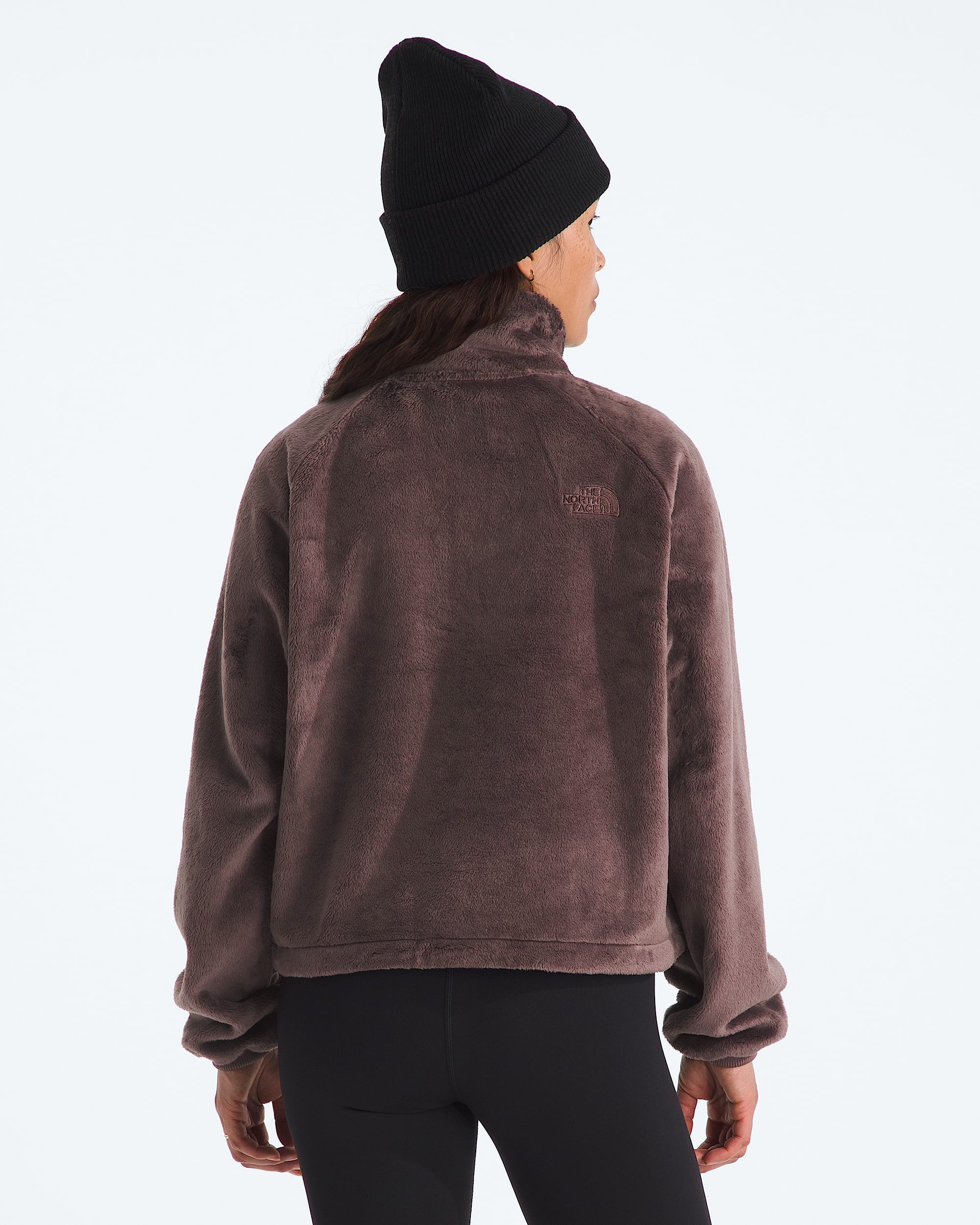 Womens Osito Lux Zip Jacket TNF BACK