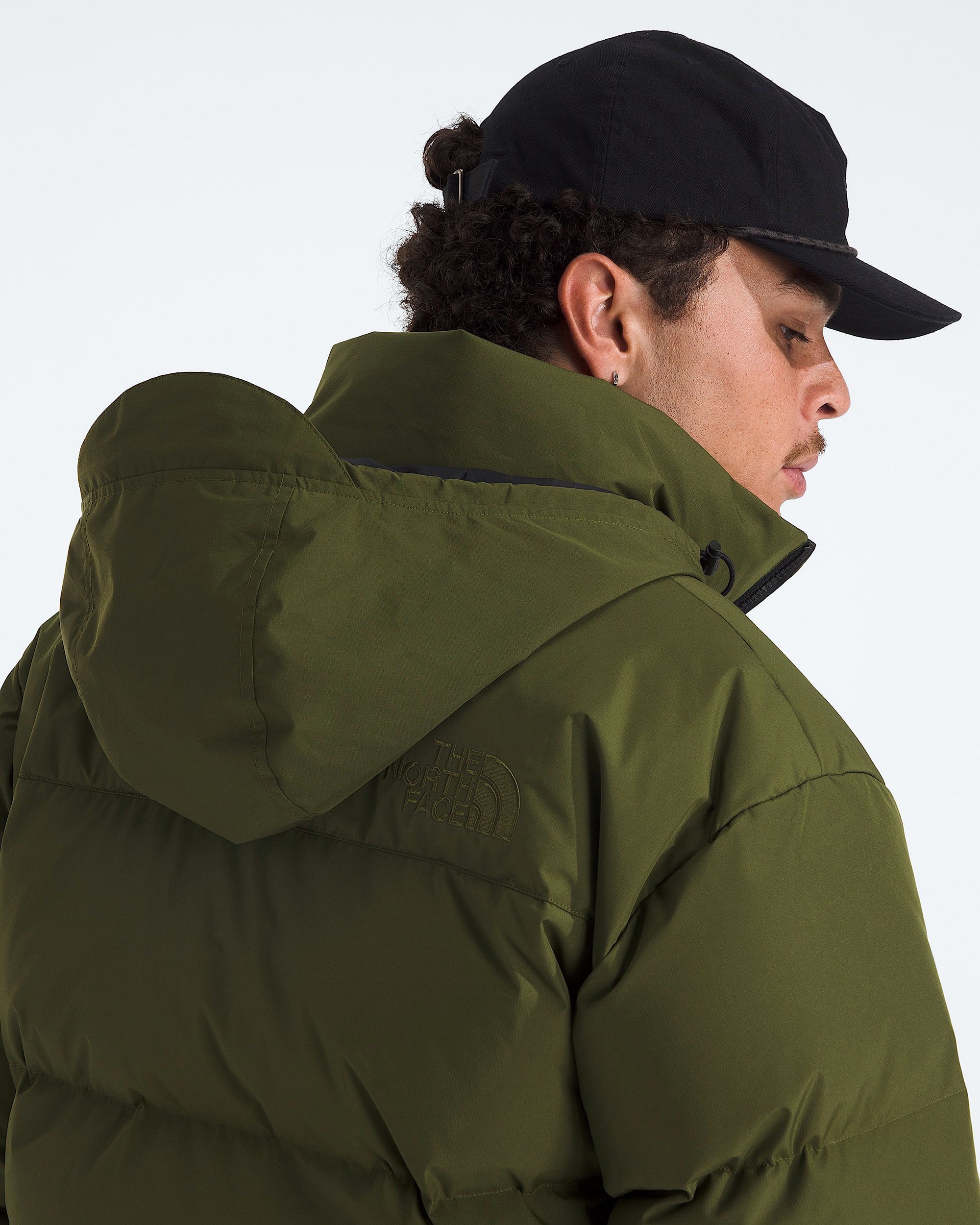 Mens RMST GORETEX Nuptse Tek Jacket TNF MODELHOOD4