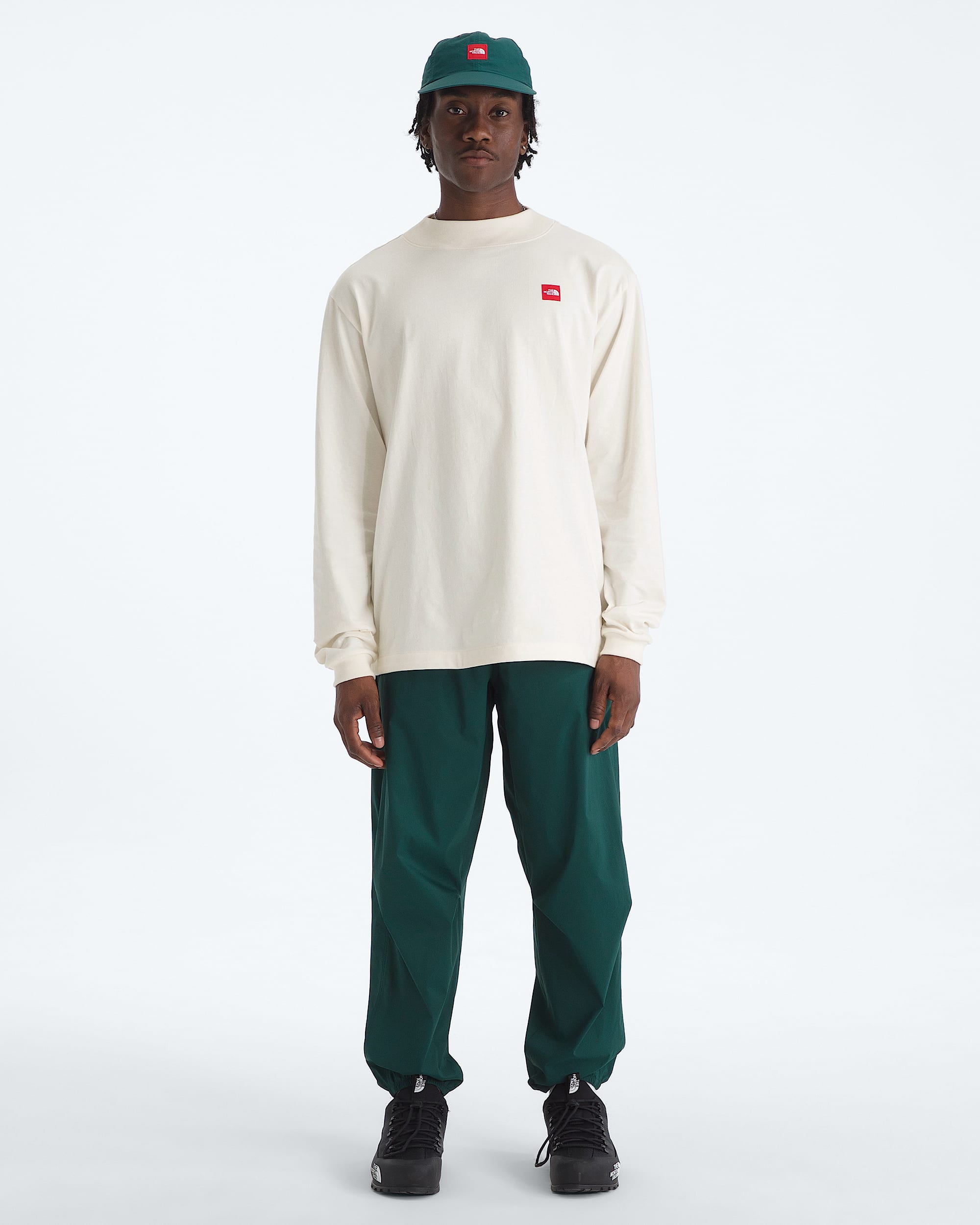 Mens TNF Red Box LongSleeve Tee TNF HERO2