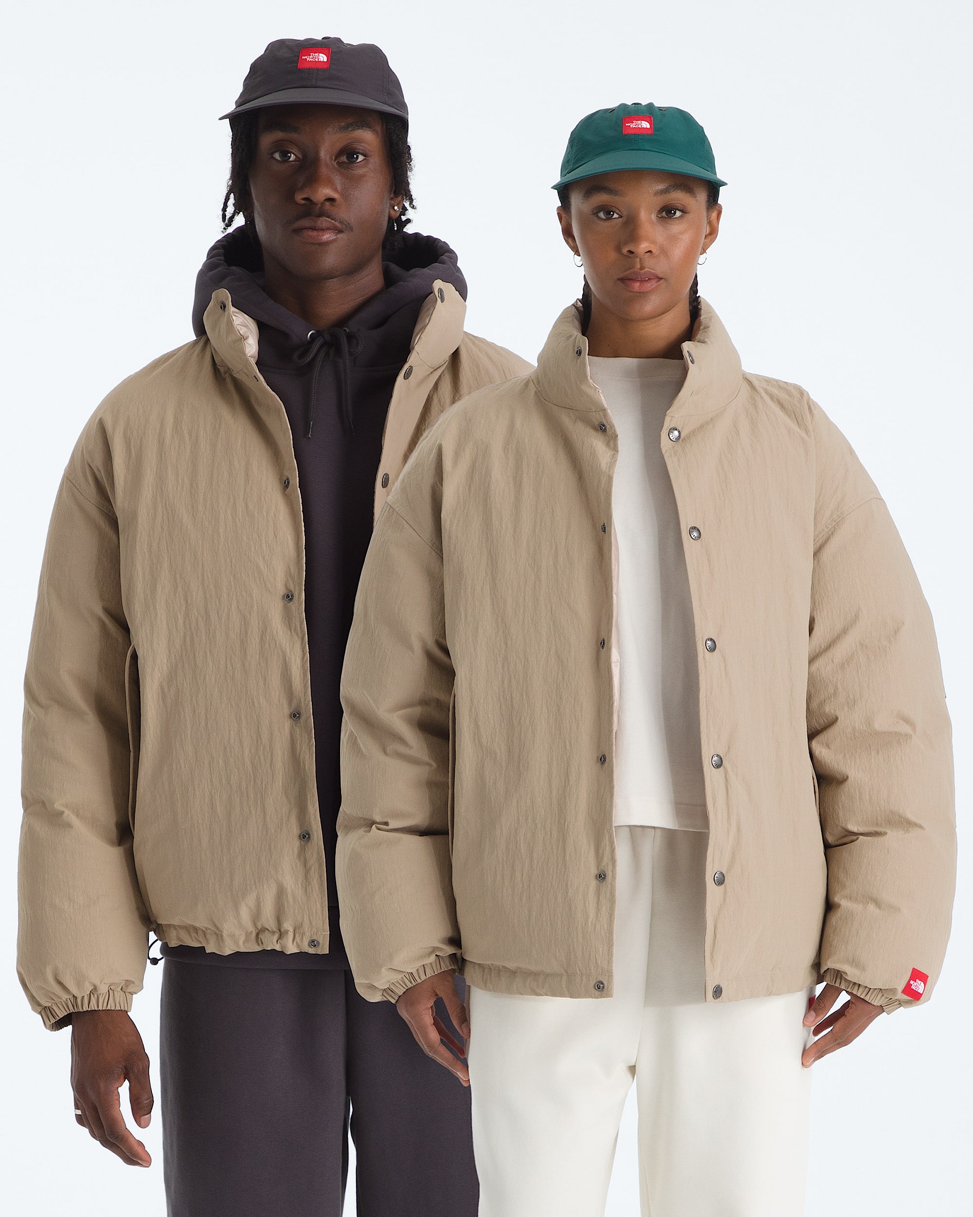 Mens TNF Red Box Down Jacket TNF Main