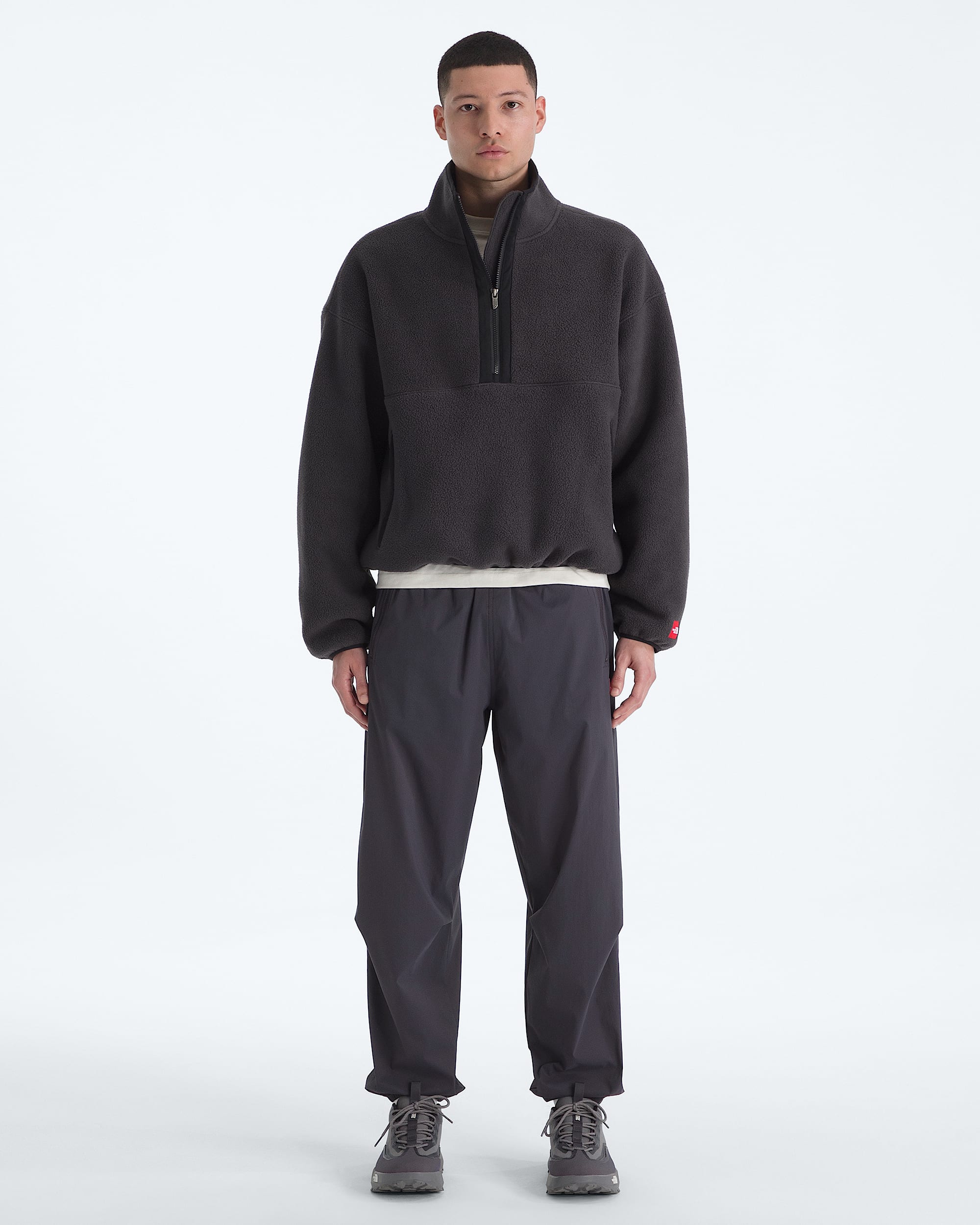 Mens TNF Red Box Zip Fleece TNF HERO2