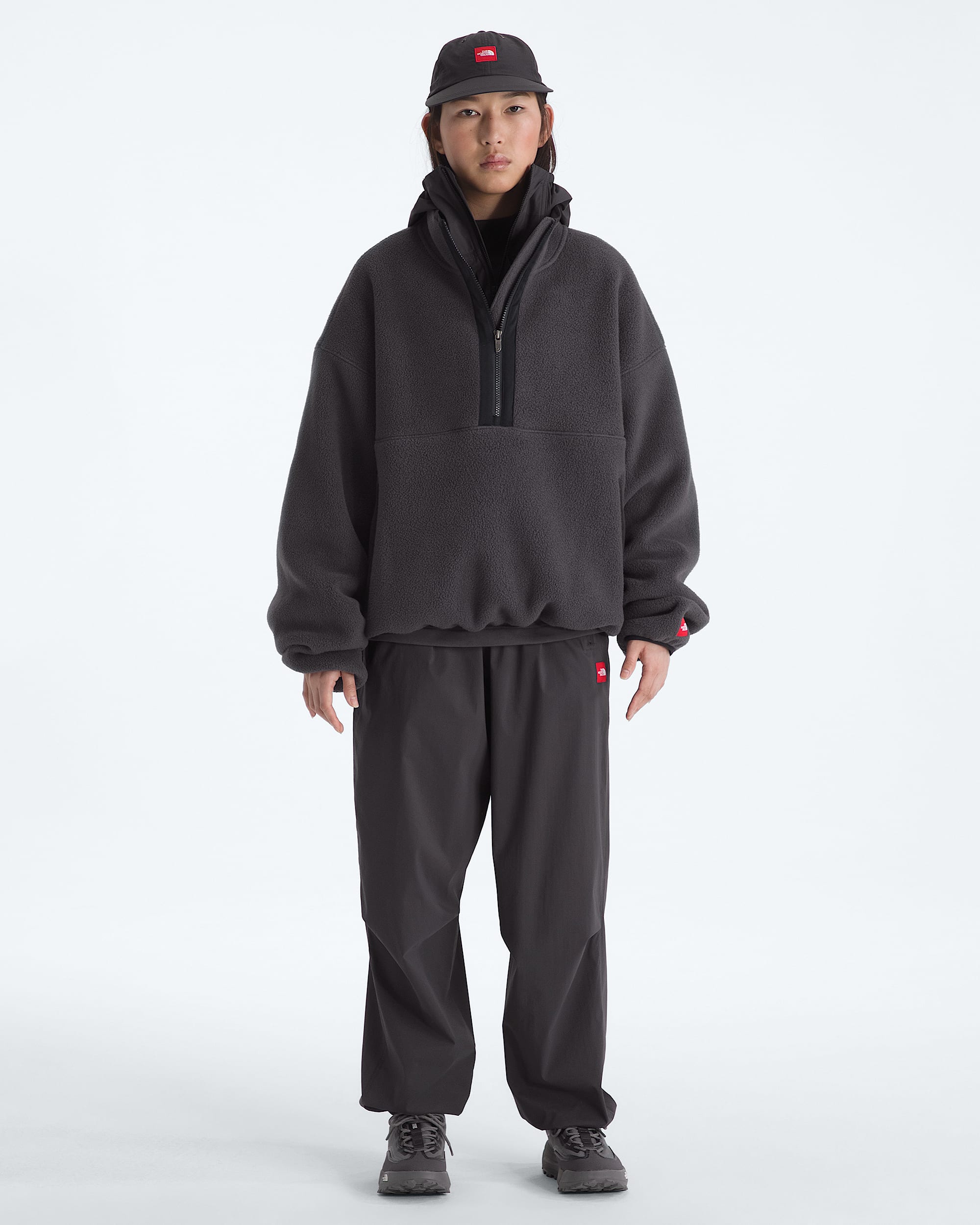 Mens TNF Red Box Zip Fleece TNF HERO3