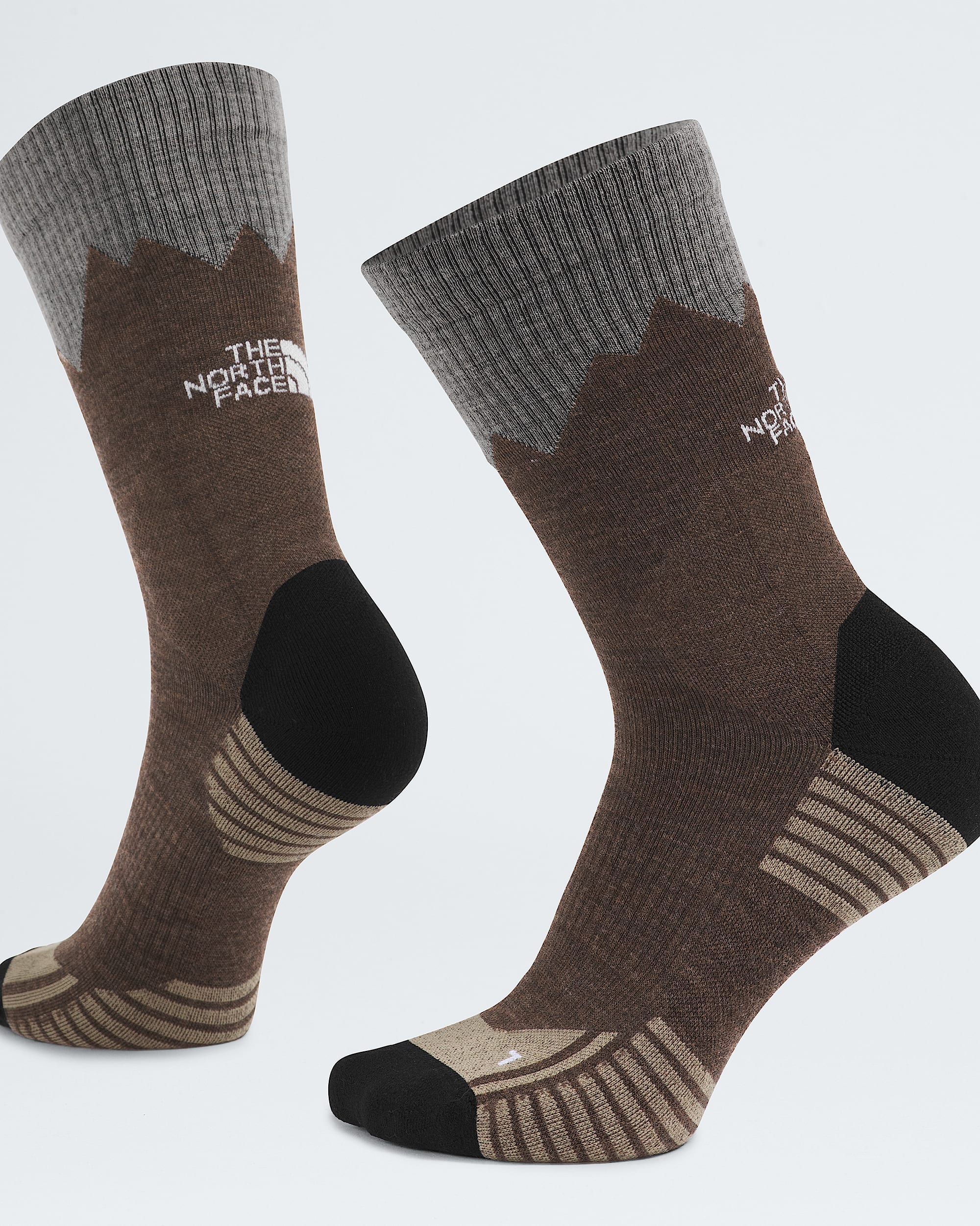 Mountain Hiking Crew Socks TNF HERO - 1
