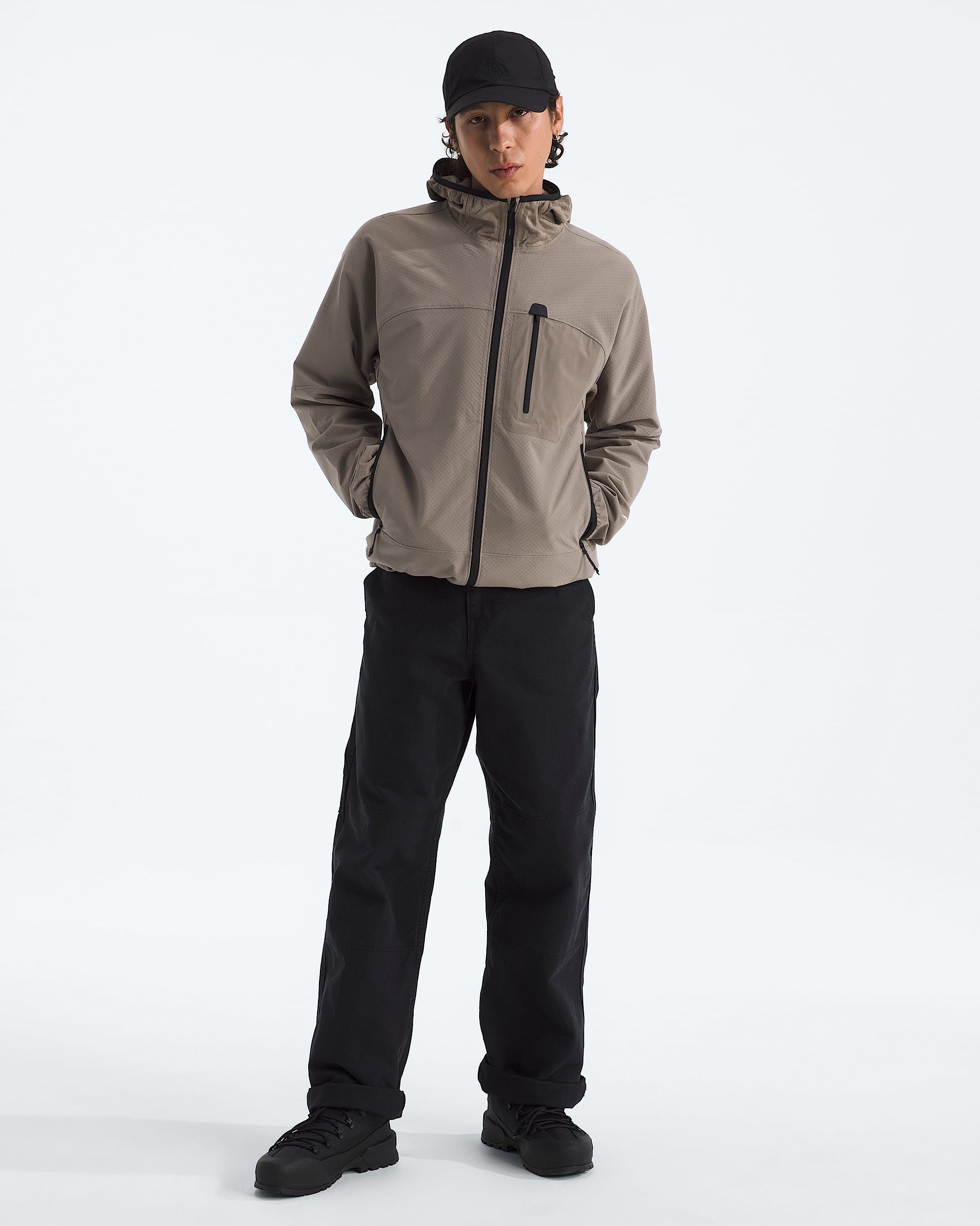 Mens TNF HKe Tek Approach Jacket TNF HERO2