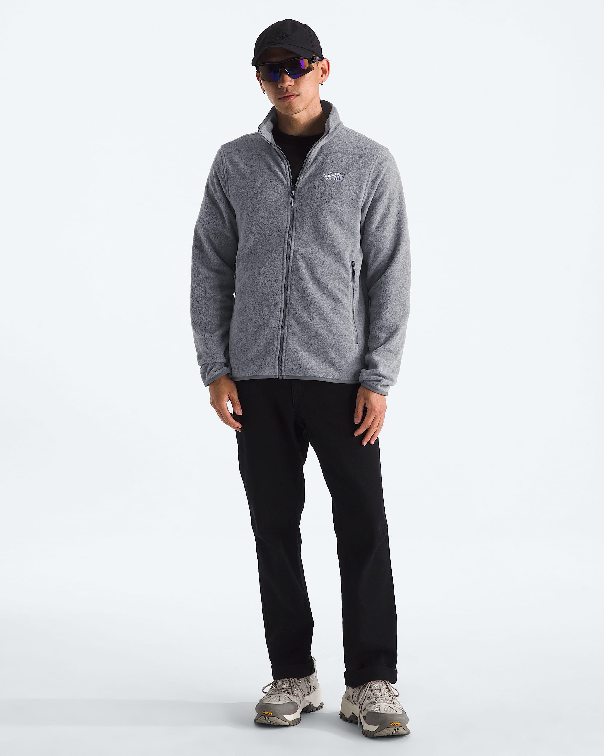 Mens Glacier Fleece Jacket TNF HERO2