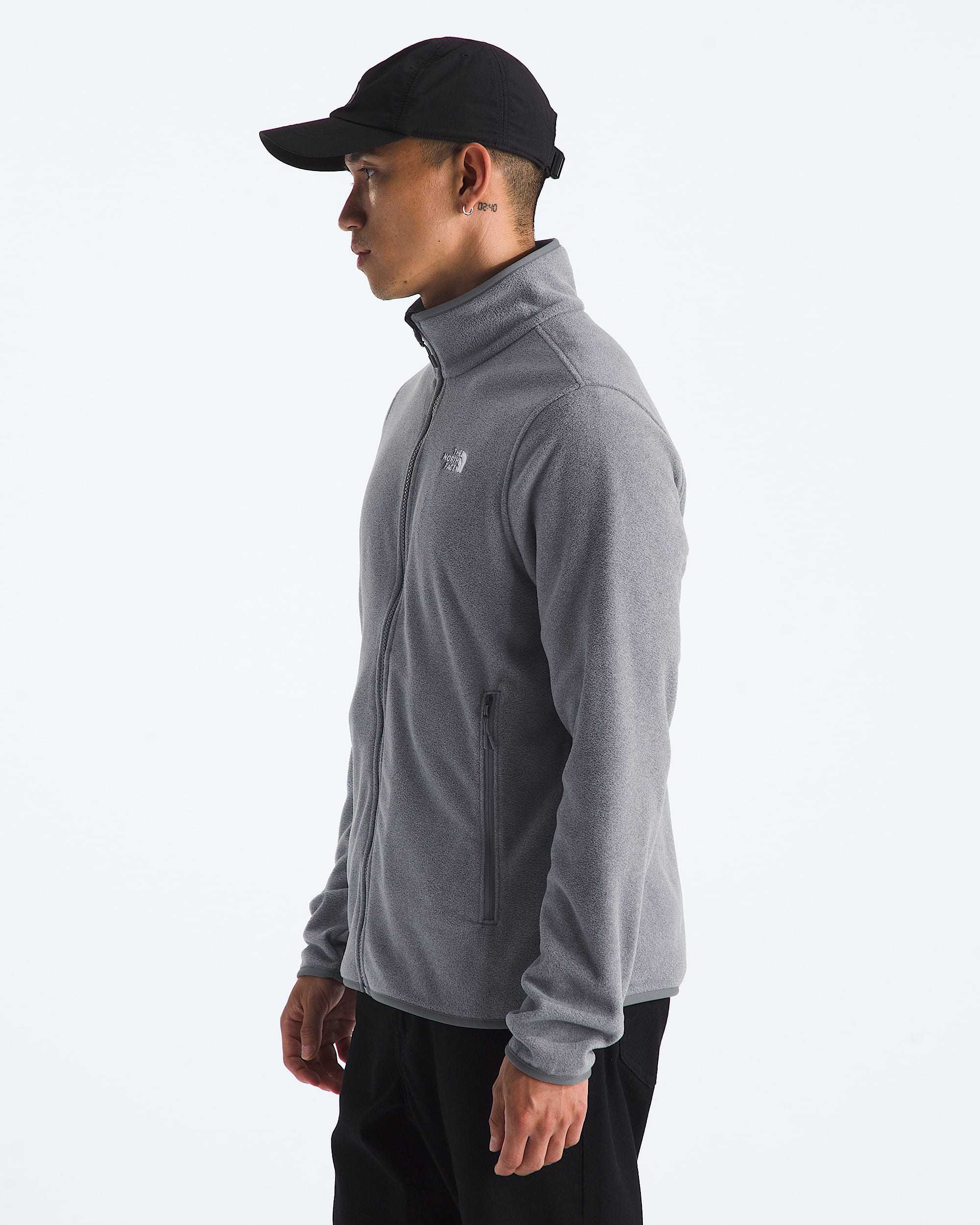 Mens Glacier Fleece Jacket TNF MODEL34
