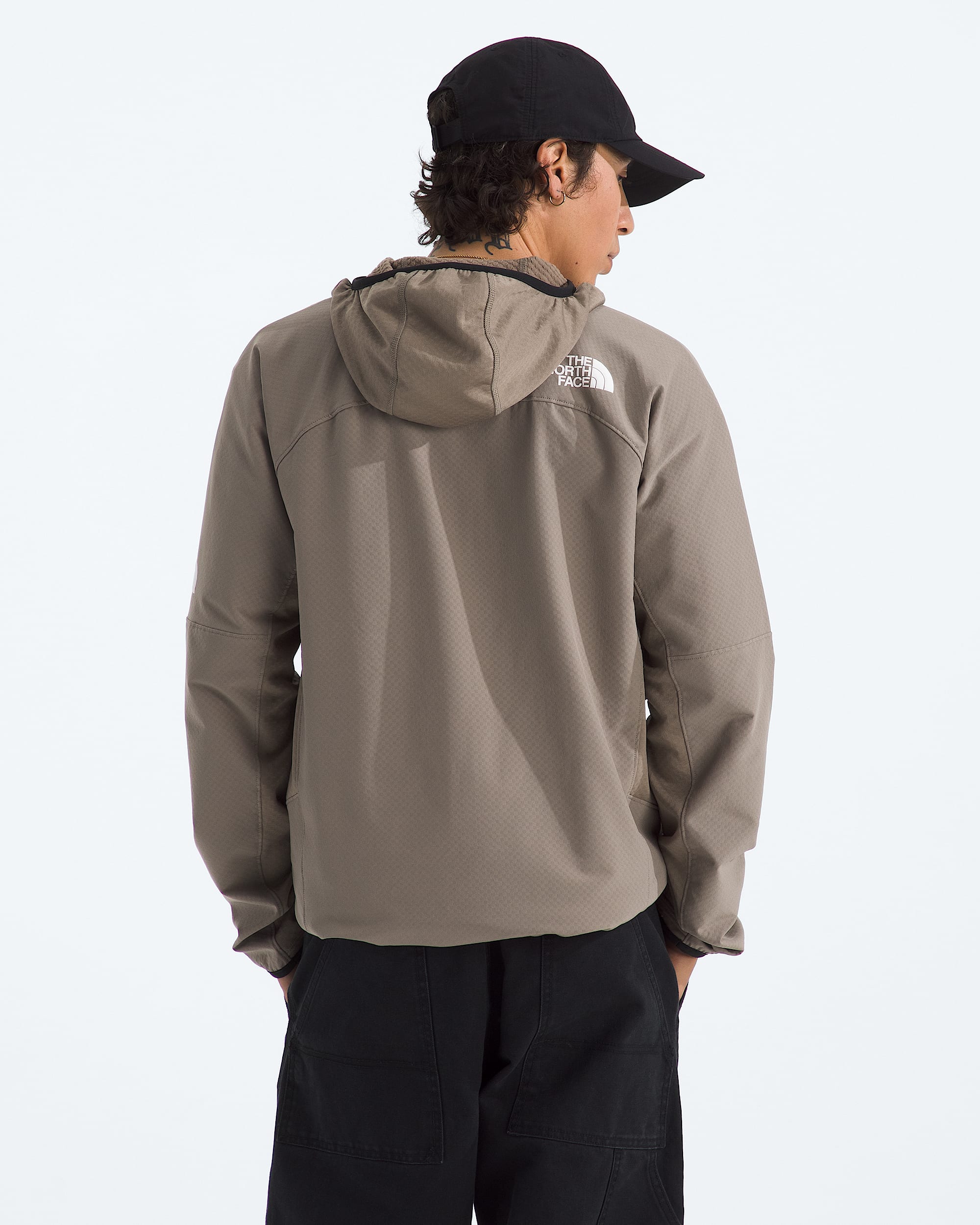 Mens TNF HKe Tek Approach Jacket TNF BACK