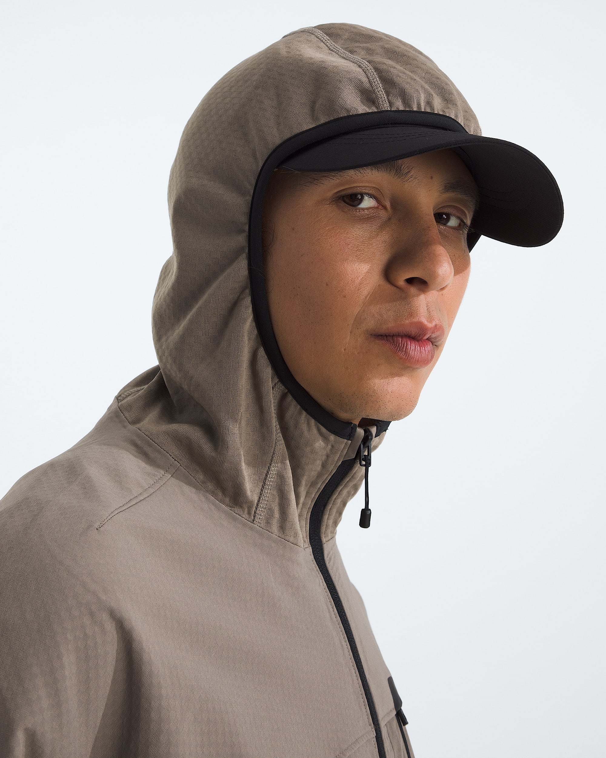Mens TNF HKe Tek Approach Jacket TNF MODELHOOD2
