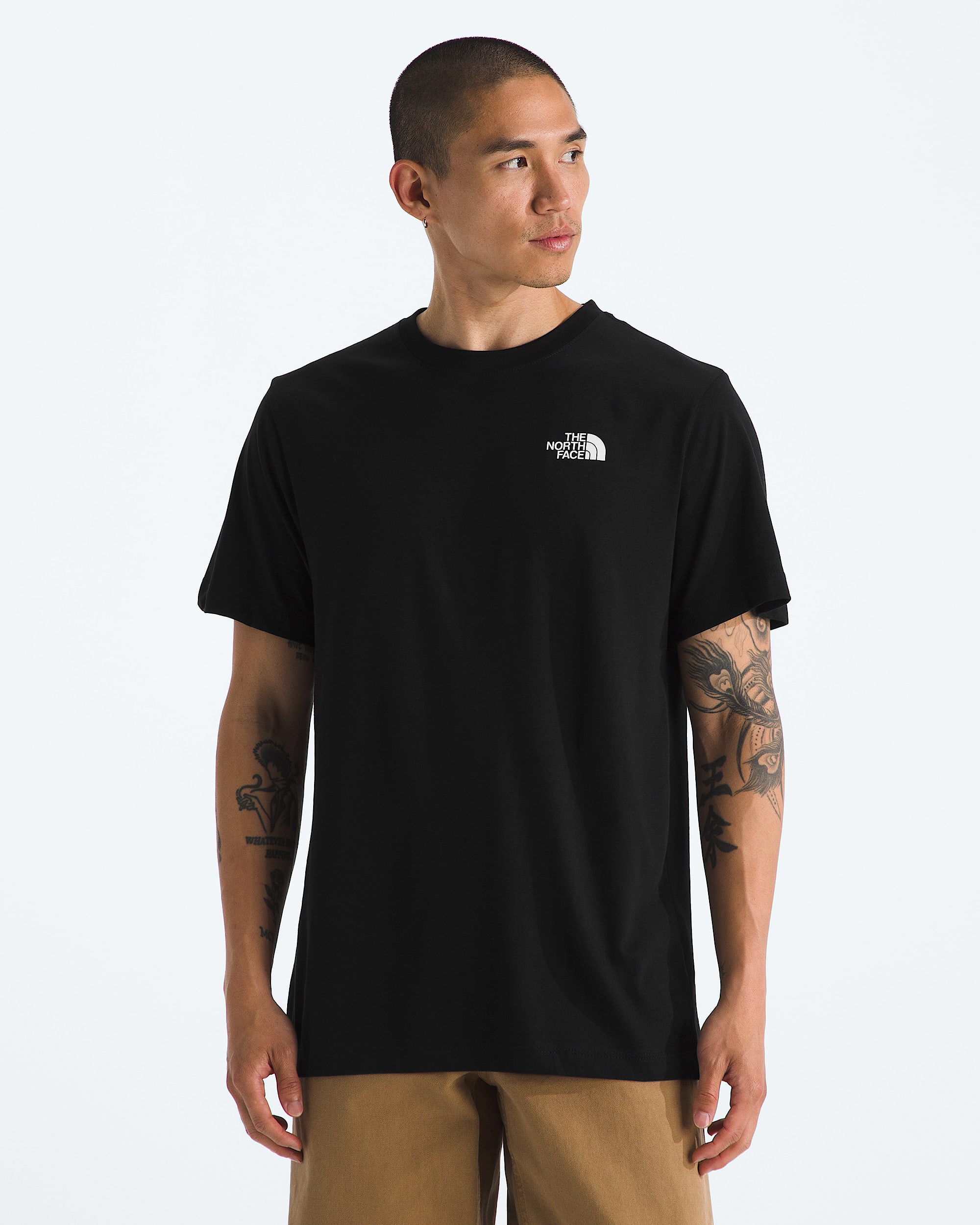 Mens Evolution Half Dome  ShortSleeve TeeGraphic TNF BACK