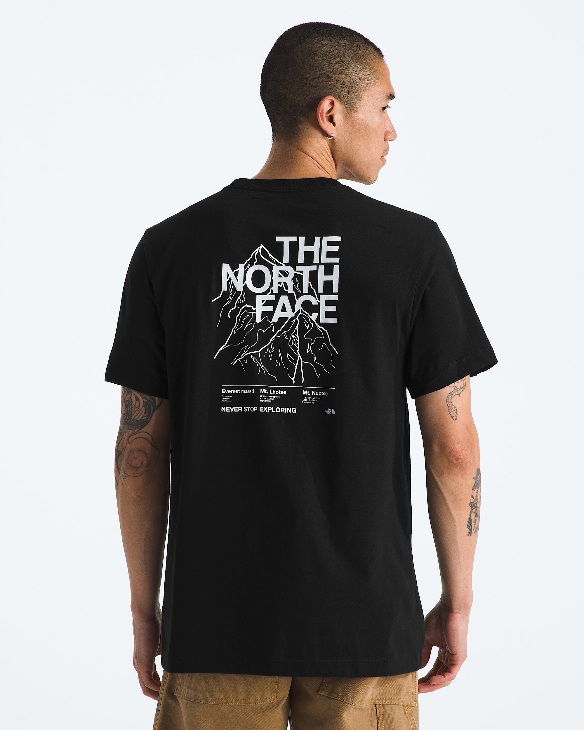 Mens Evolution Half Dome  ShortSleeve TeeGraphic TNF Main