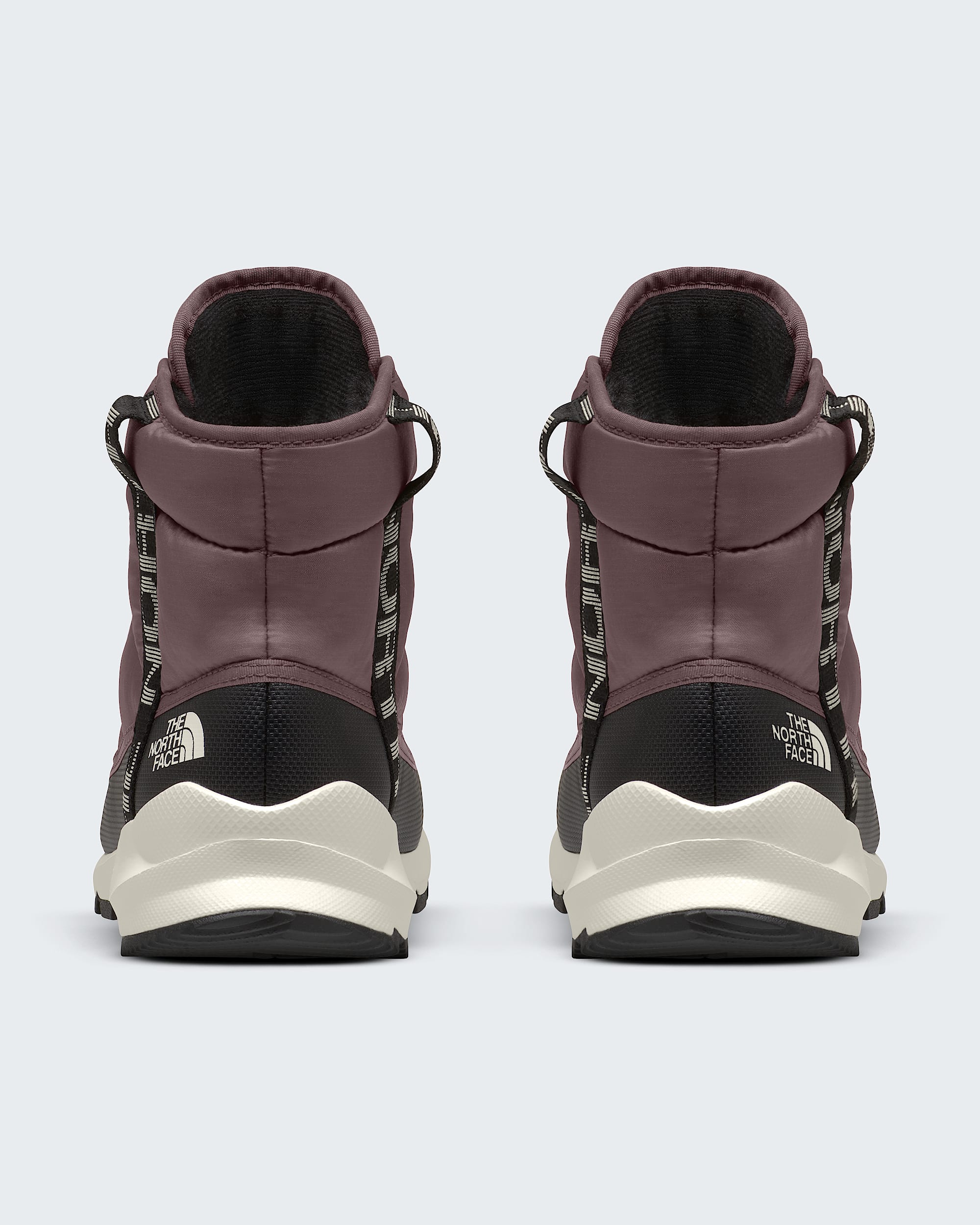 Womens THERMOBALL Lace Up Luxe Waterproof Boots TNF BACK